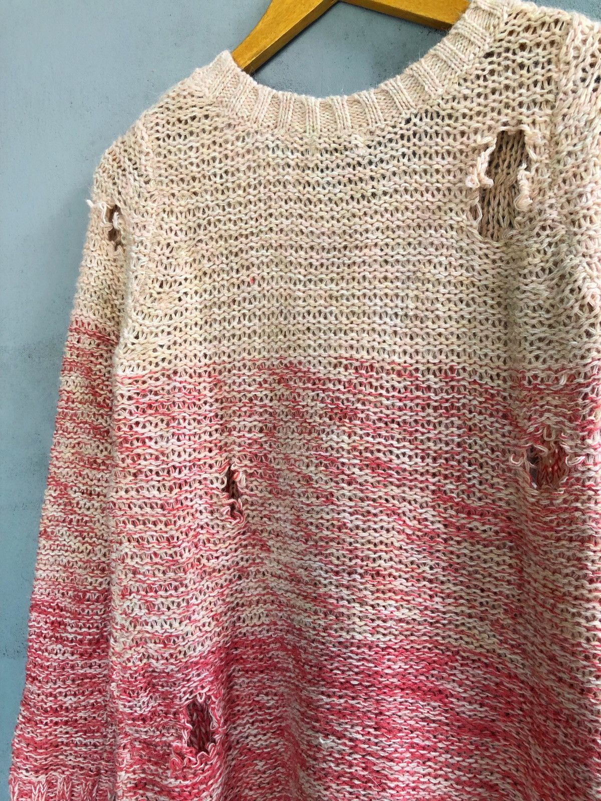 20471120 Japanese Brand Earth Distressed Grunge knitwear Japan style Size US M / EU 48-50 / 2 - 5 Thumbnail