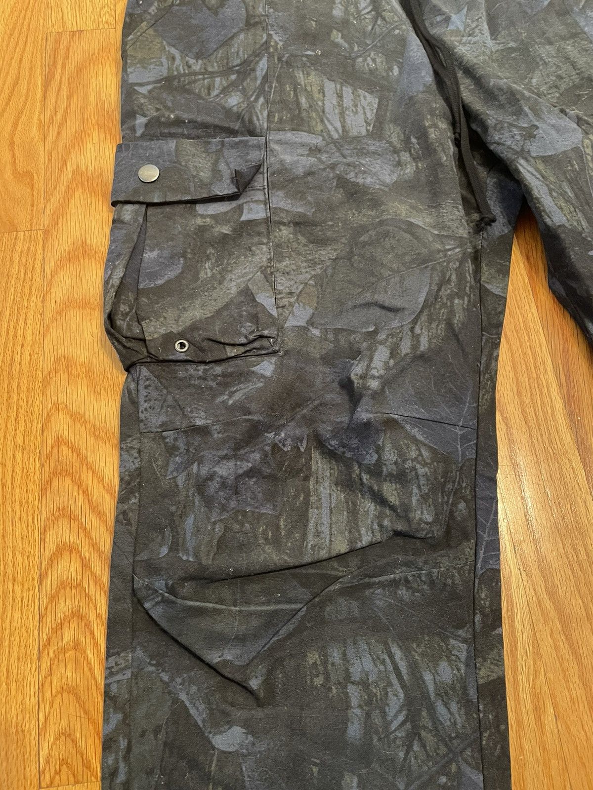 John Elliott John Elliott Panorama Blue Tree Line Camo Cargo Pants Size US 34 / EU 50 - 3 Thumbnail