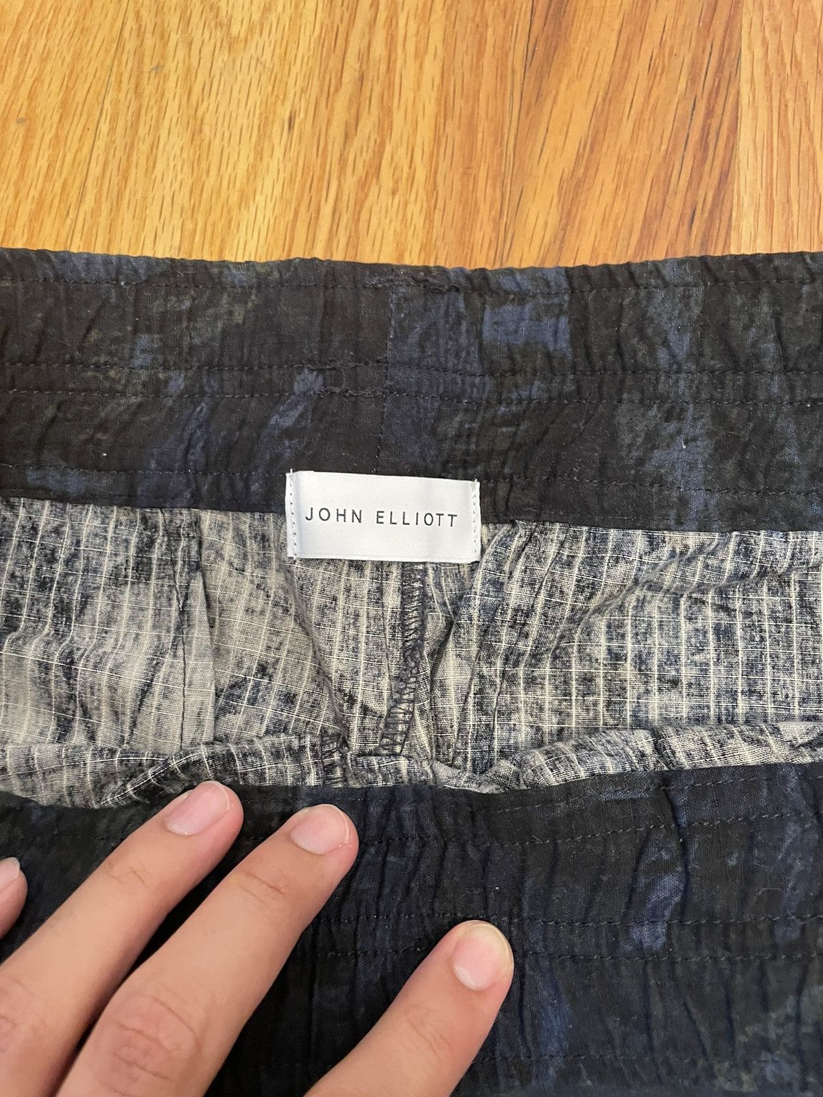 John Elliott John Elliott Panorama Blue Tree Line Camo Cargo Pants Size US 34 / EU 50 - 4 Thumbnail