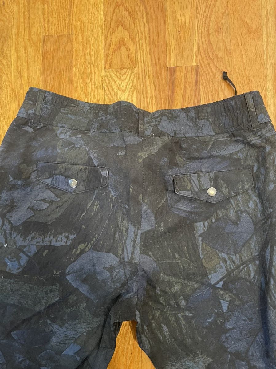 John Elliott John Elliott Panorama Blue Tree Line Camo Cargo Pants Size US 34 / EU 50 - 6 Thumbnail