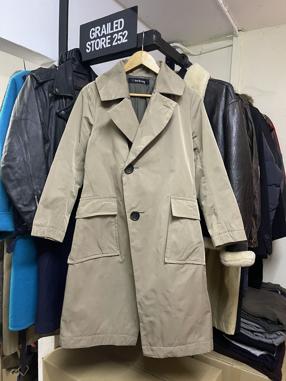 Yohji Yamamoto YOHJI YAMAMOTO TRENCH COAT Size S / US 4 / IT 40 - 1 Thumbnail