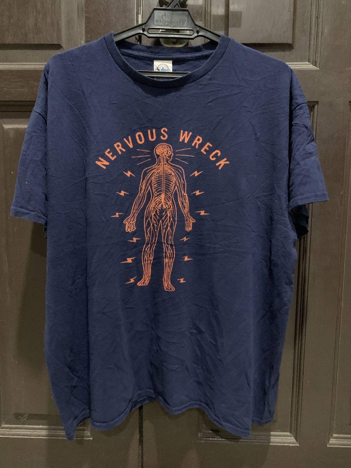 image of Vintage Nervous Wreck Vd15 in Blue, Men's (Size 2XL)