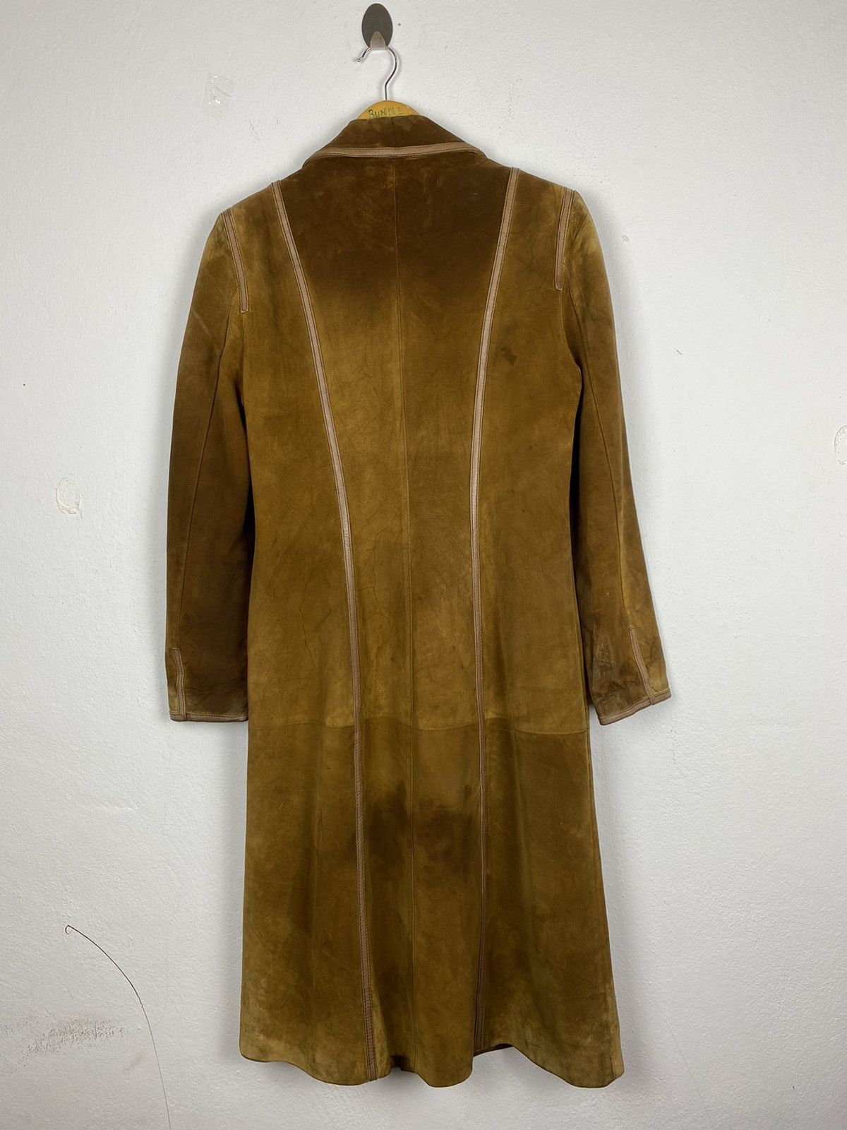 Barneys New York 🔥BARNEYS NEW YORK MADE IN ITALY LEATHER LONG JACKET Size US S / EU 44-46 / 1 - 6 Thumbnail