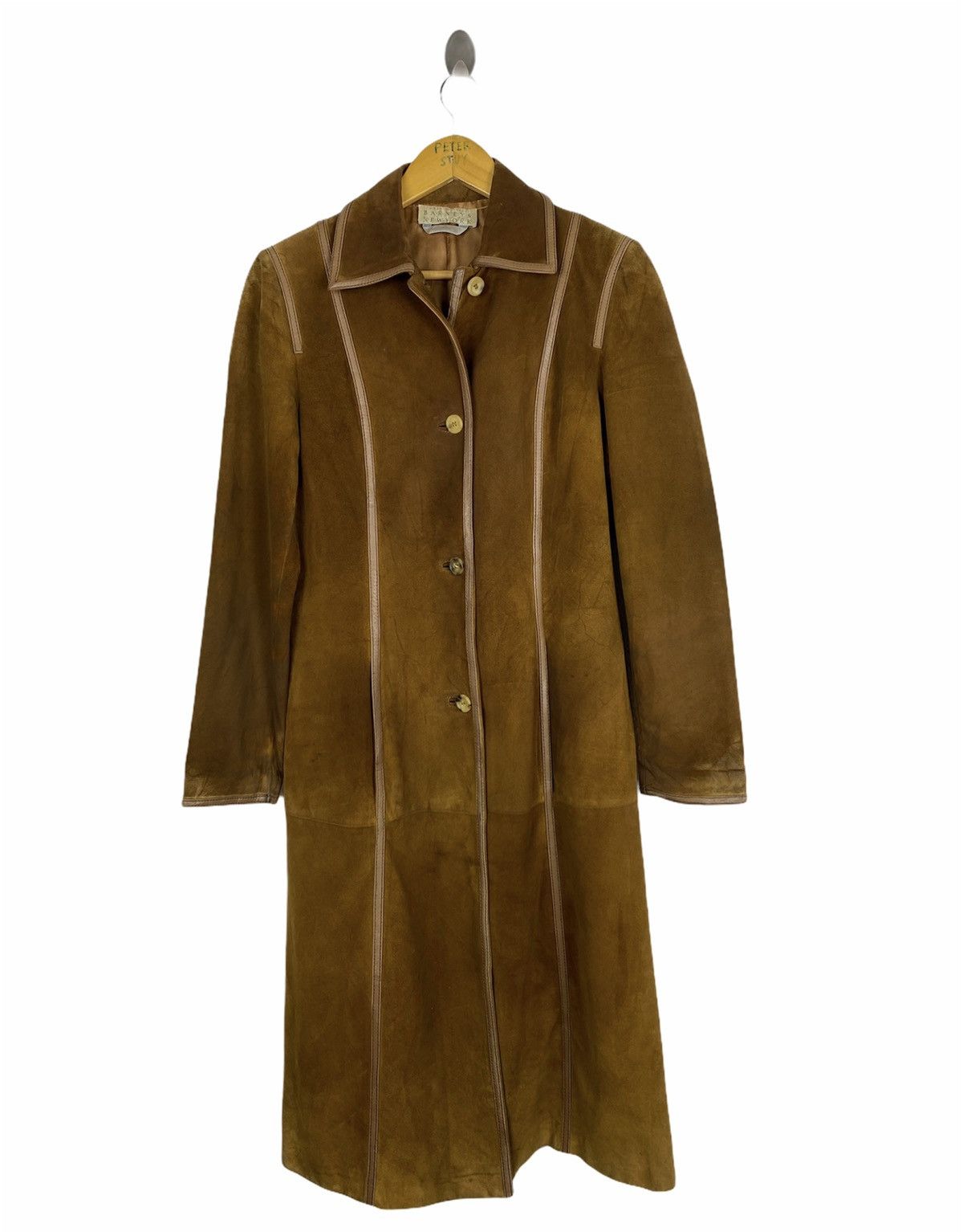 Barneys New York 🔥BARNEYS NEW YORK MADE IN ITALY LEATHER LONG JACKET Size US S / EU 44-46 / 1 - 1 Thumbnail