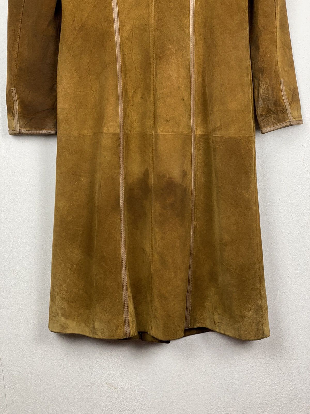Barneys New York 🔥BARNEYS NEW YORK MADE IN ITALY LEATHER LONG JACKET Size US S / EU 44-46 / 1 - 8 Thumbnail