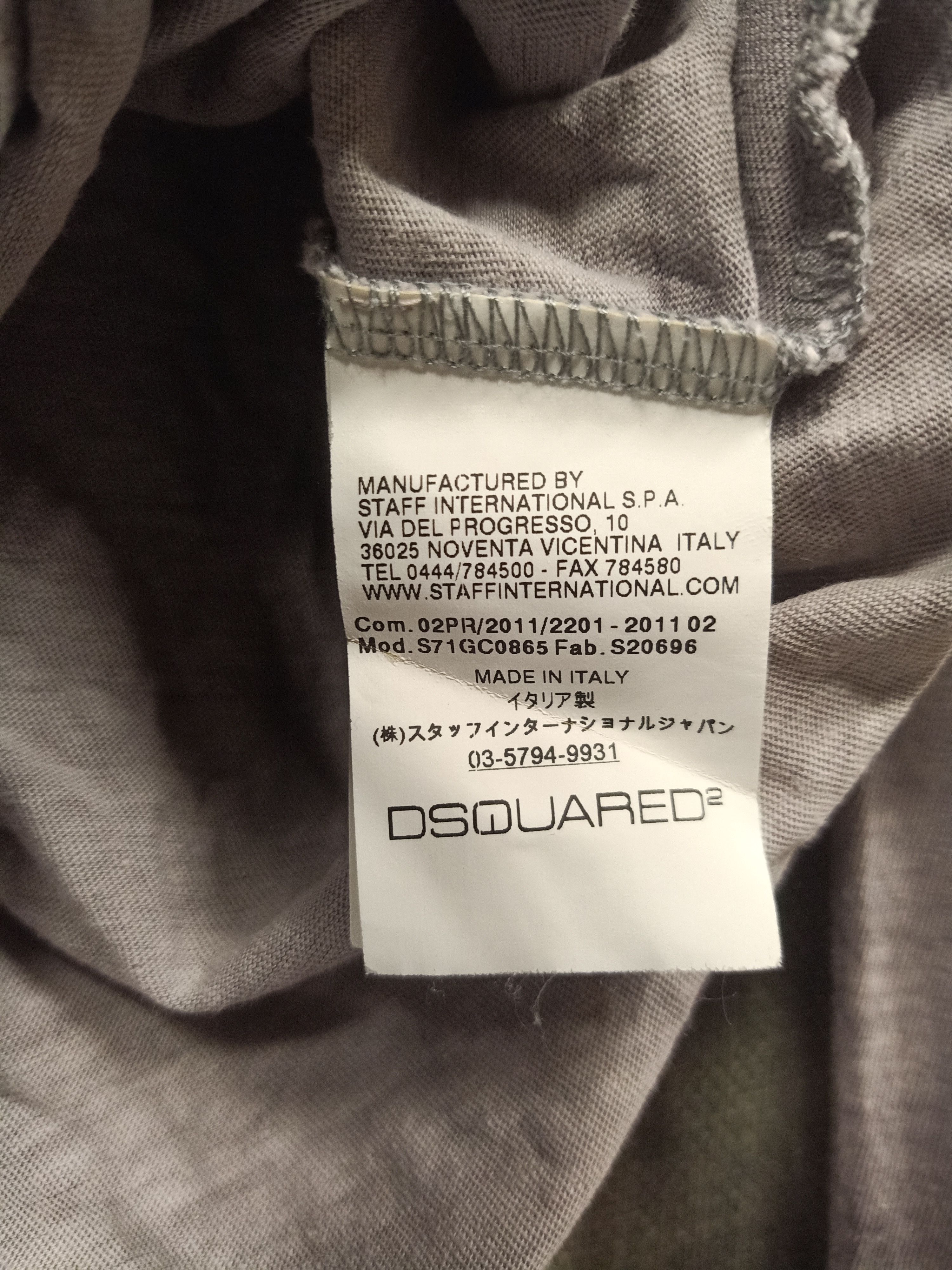 Dsquared2 T shirt long sleeve dsquared2 made in italy Size US M / EU 48-50 / 2 - 6 Thumbnail
