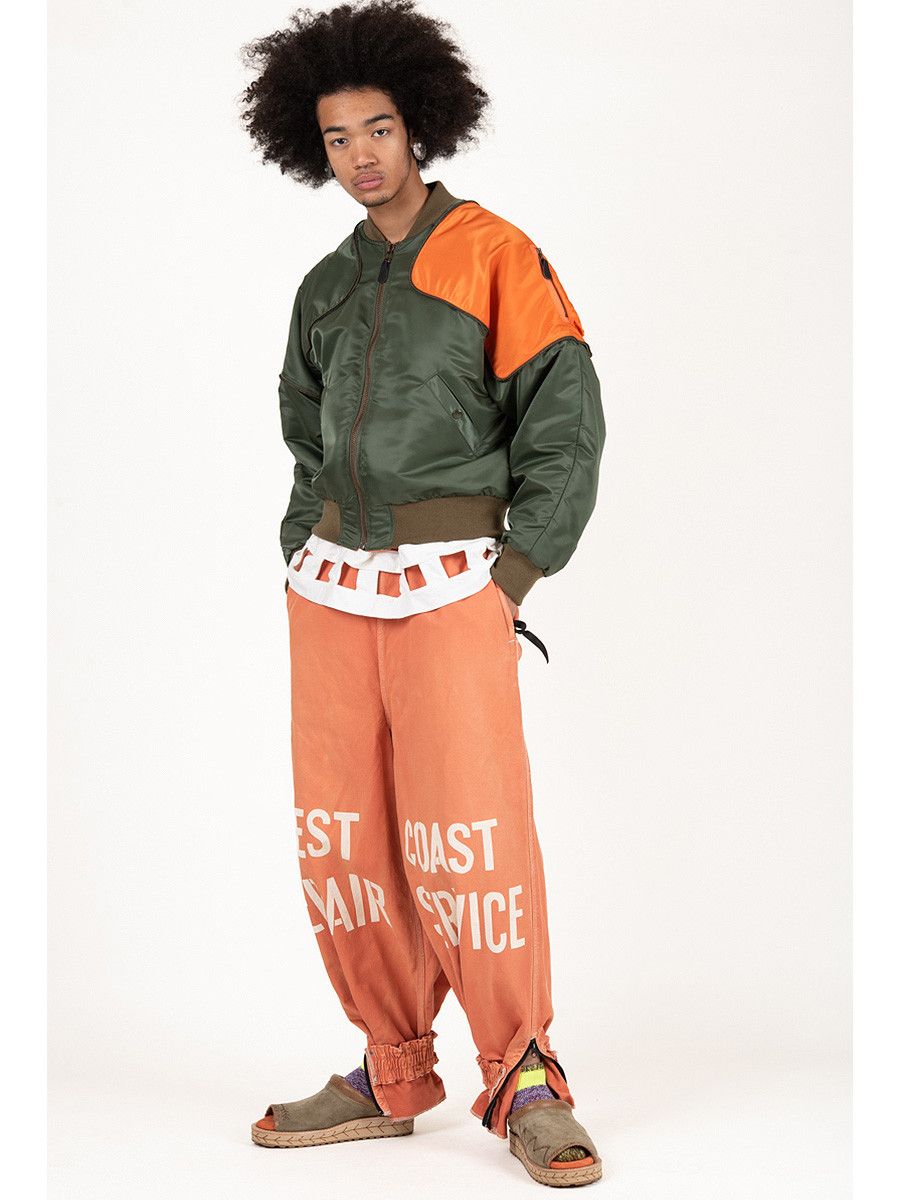 Kapital Light Canvas Repair Man Track Pants