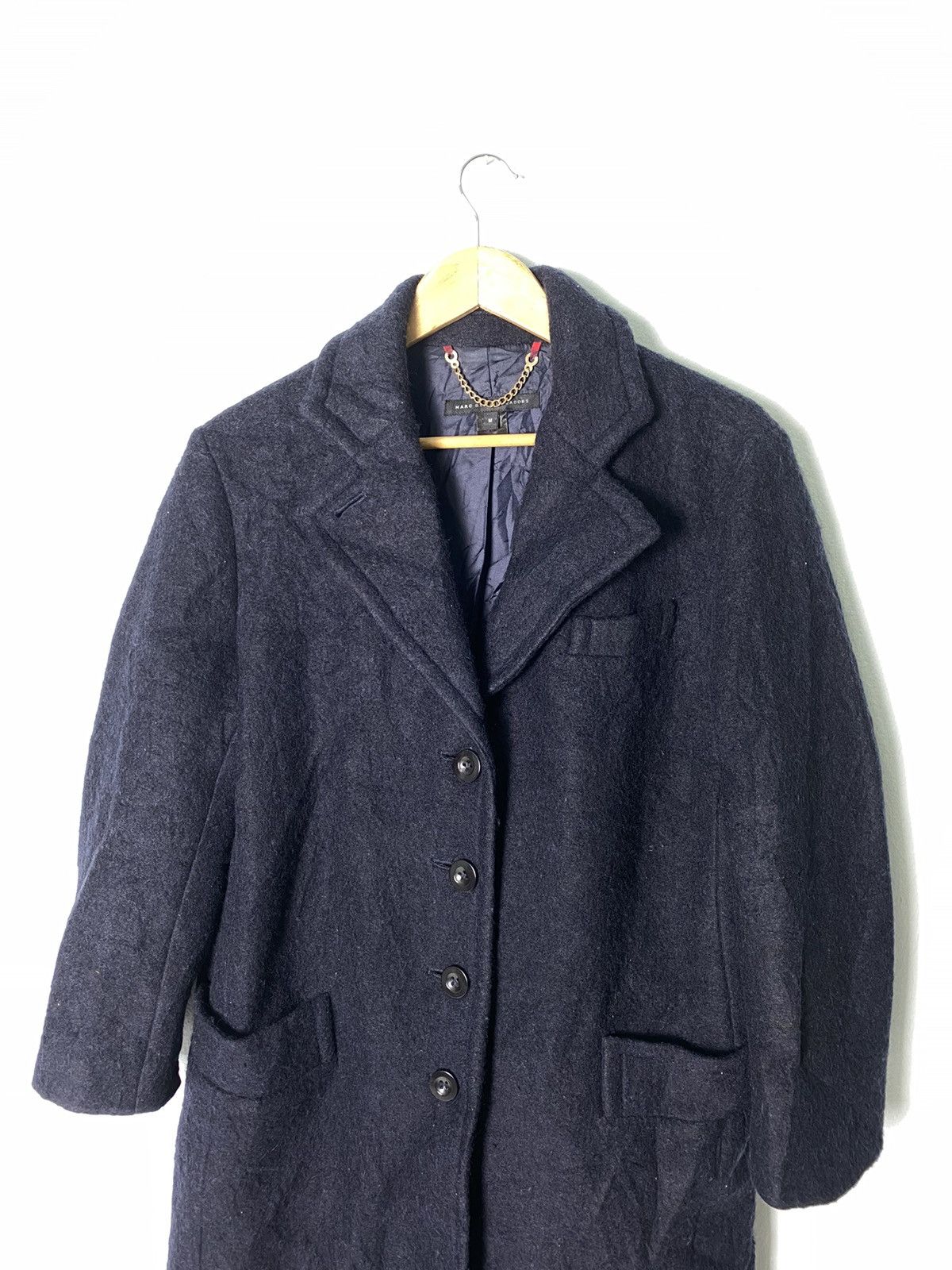 Designer × Marc Jacobs × Marc by Marc Jacobs Marc By Marc Jacobs Wool Mohair Trench Coat Size US M / EU 48-50 / 2 - 2 Thumbnail