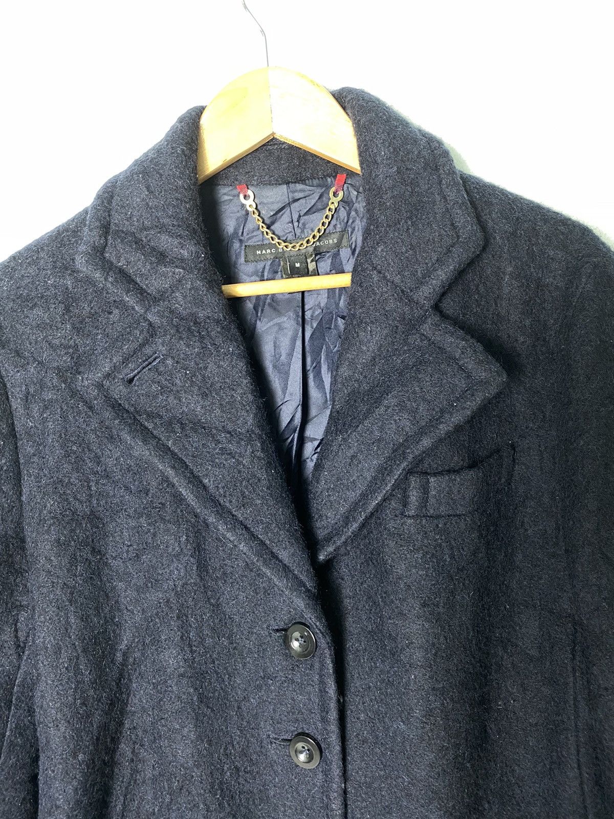 Designer × Marc Jacobs × Marc by Marc Jacobs Marc By Marc Jacobs Wool Mohair Trench Coat Size US M / EU 48-50 / 2 - 3 Thumbnail