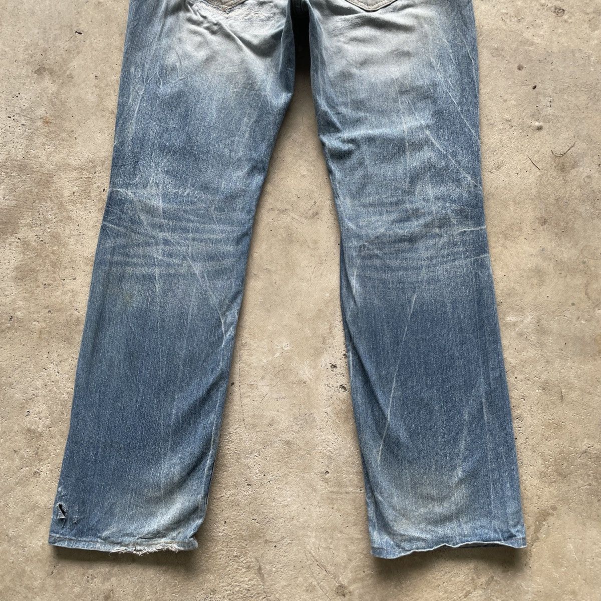 Japanese Brand RARE💥 Vintage Studio R.P JAPAN Faded Denim Jeans Pants Size US 34 / EU 50 - 13 Thumbnail
