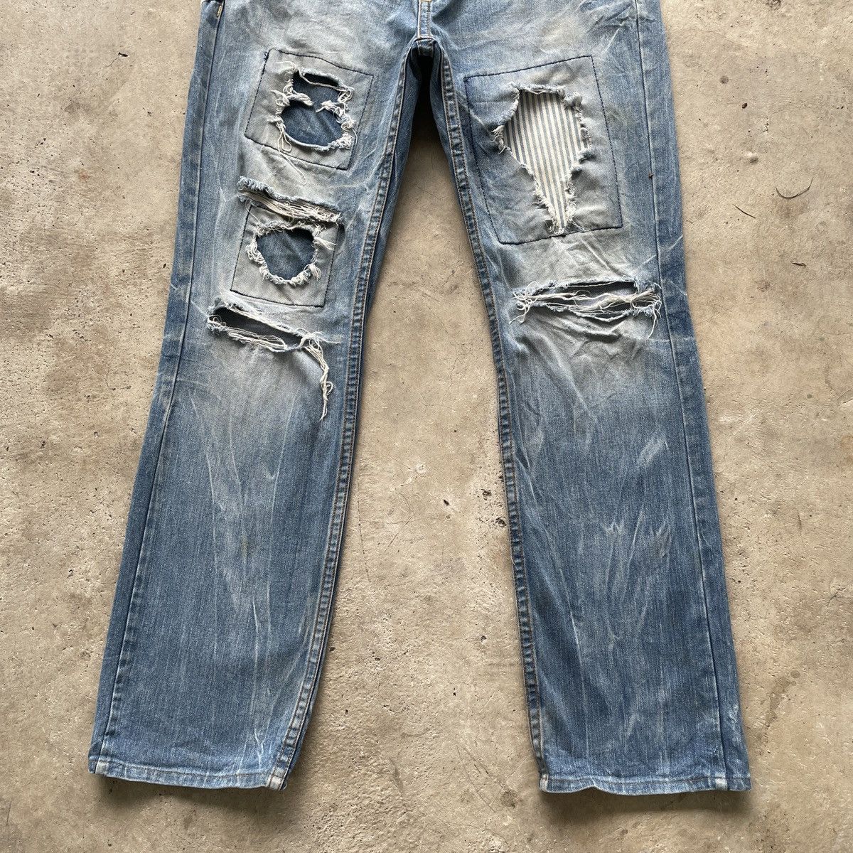 Japanese Brand RARE💥 Vintage Studio R.P JAPAN Faded Denim Jeans Pants Size US 34 / EU 50 - 4 Thumbnail