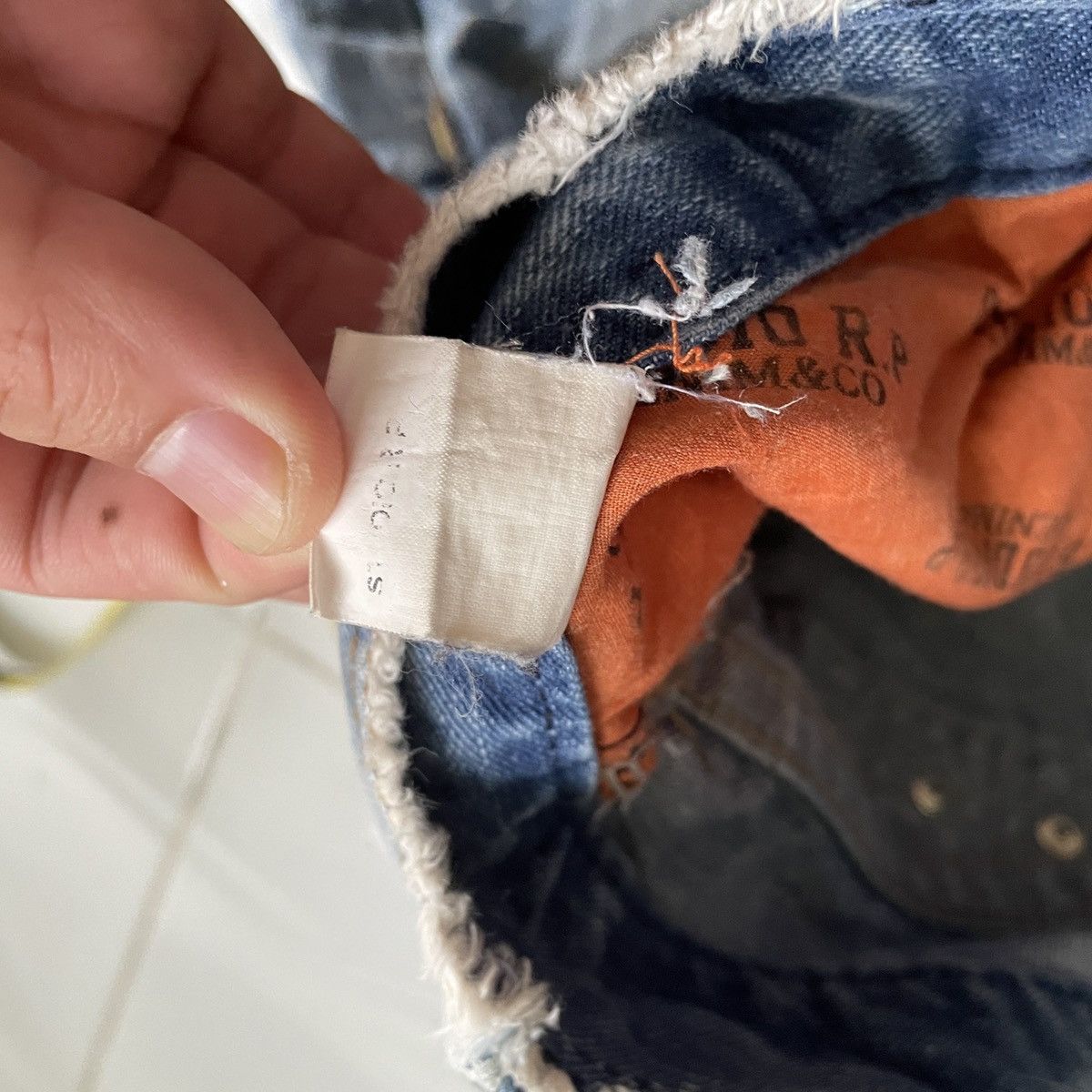 Japanese Brand RARE💥 Vintage Studio R.P JAPAN Faded Denim Jeans Pants Size US 34 / EU 50 - 9 Thumbnail