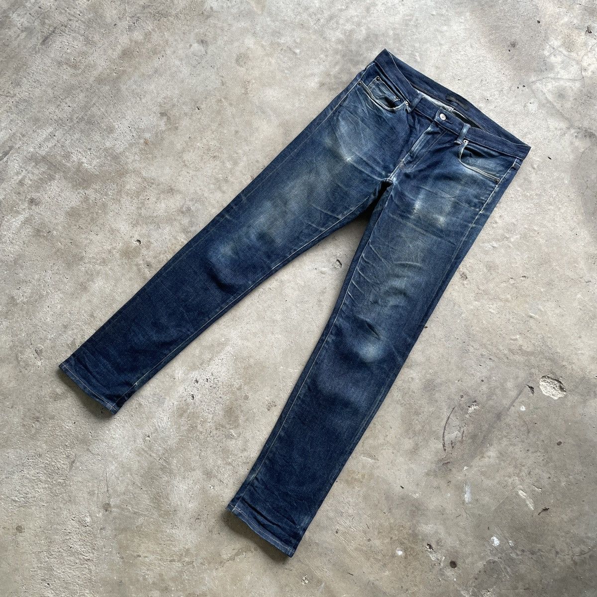 Japanese Brand Vintage Japanese Brand Faded Denim Jeans Pants W33x32 Size US 33 - 2 Thumbnail