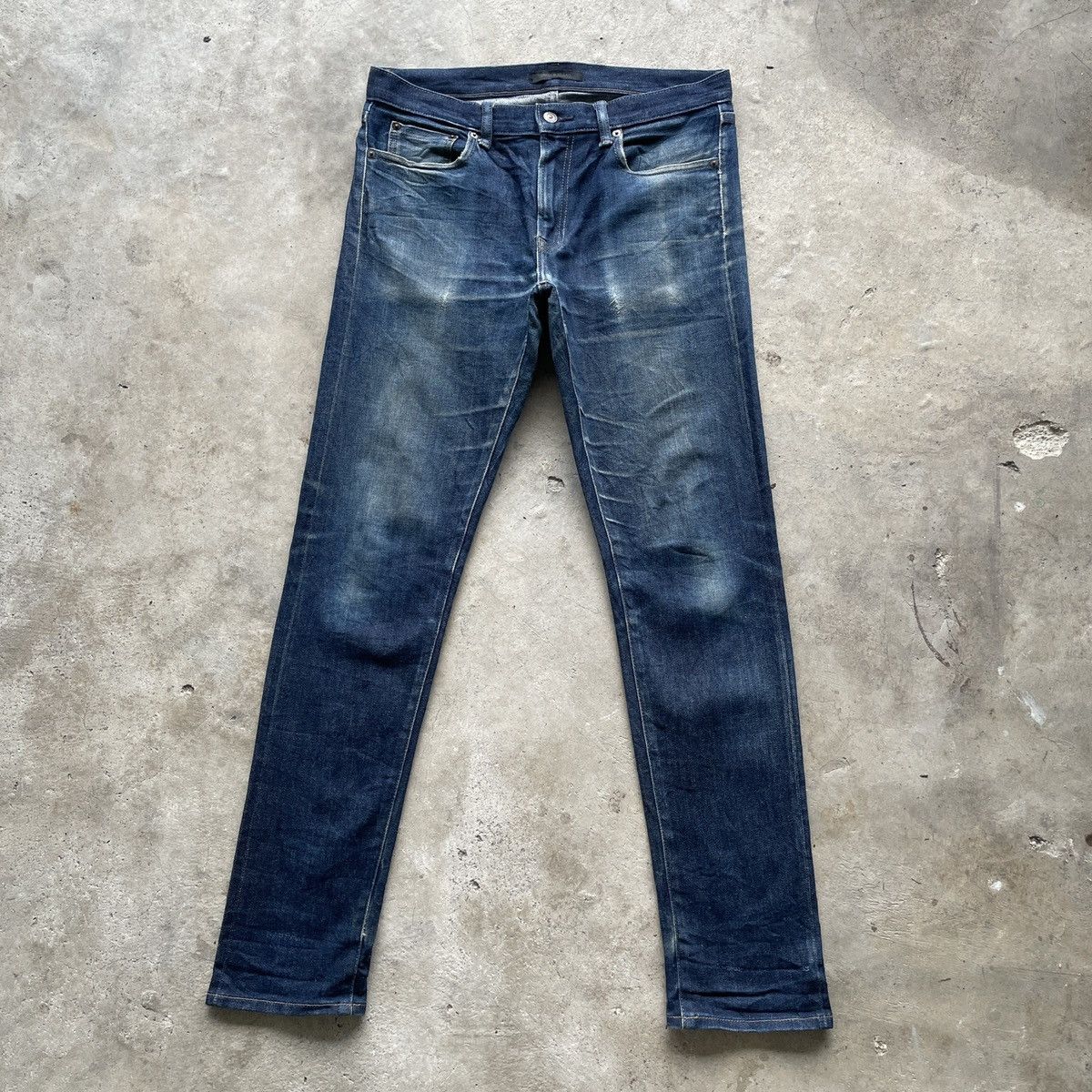 Japanese Brand Vintage Japanese Brand Faded Denim Jeans Pants W33x32 Size US 33 - 1 Thumbnail