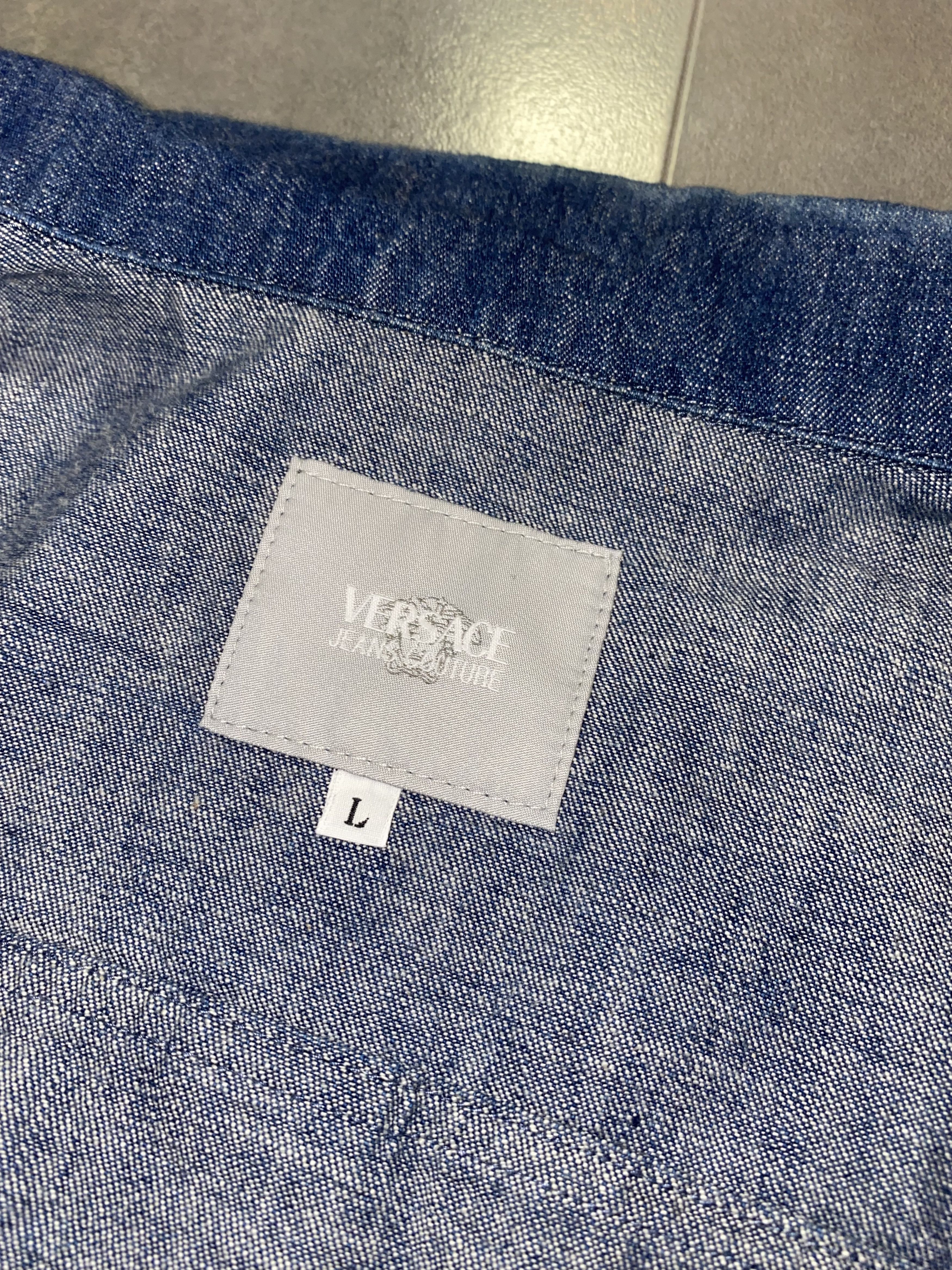 Versace Versace Jeans Couture Logo Indigo Denim Jacket Size US M / EU 48-50 / 2 - 14 Thumbnail