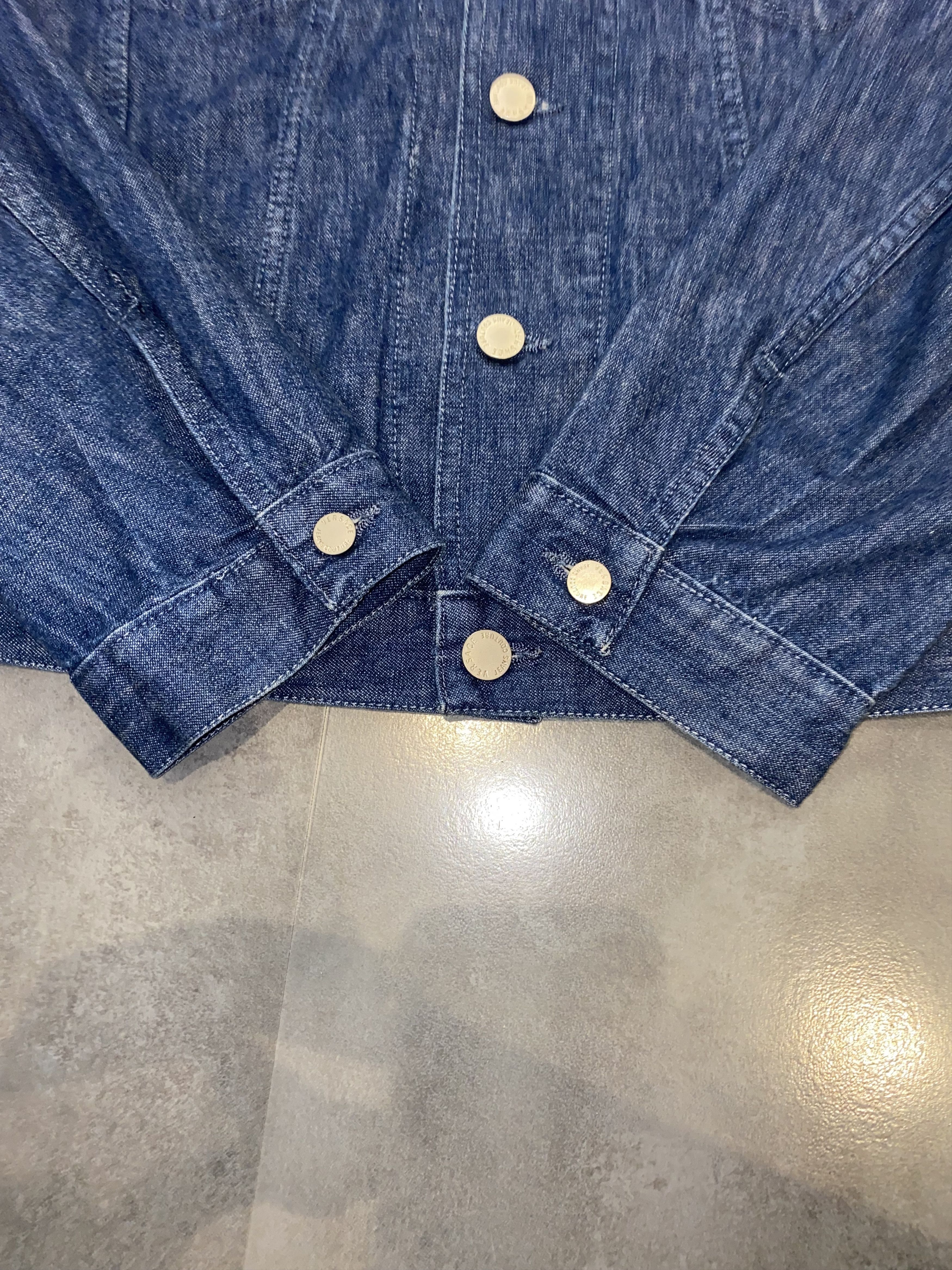 Versace Versace Jeans Couture Logo Indigo Denim Jacket Size US M / EU 48-50 / 2 - 11 Thumbnail