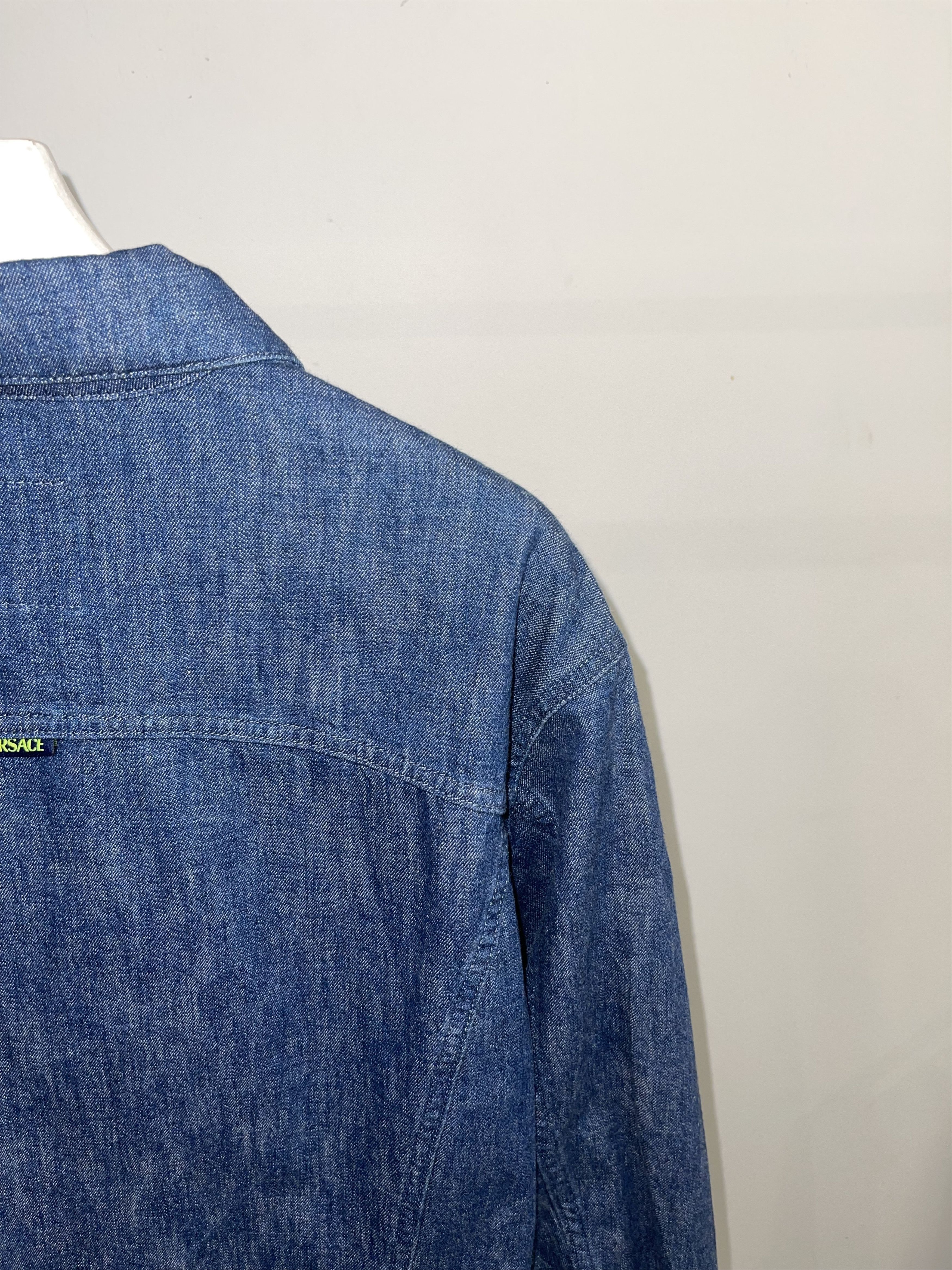 Versace Versace Jeans Couture Logo Indigo Denim Jacket Size US M / EU 48-50 / 2 - 6 Thumbnail