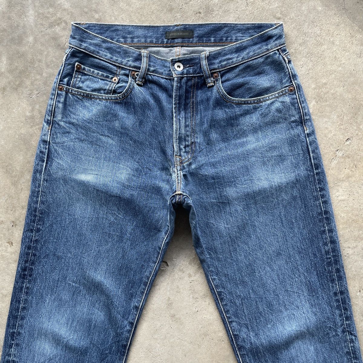 Japanese Brand Vintage Japanese Jeans W32x31.5 Japanese Faded Denim Pants Size US 32 / EU 48 - 3 Thumbnail