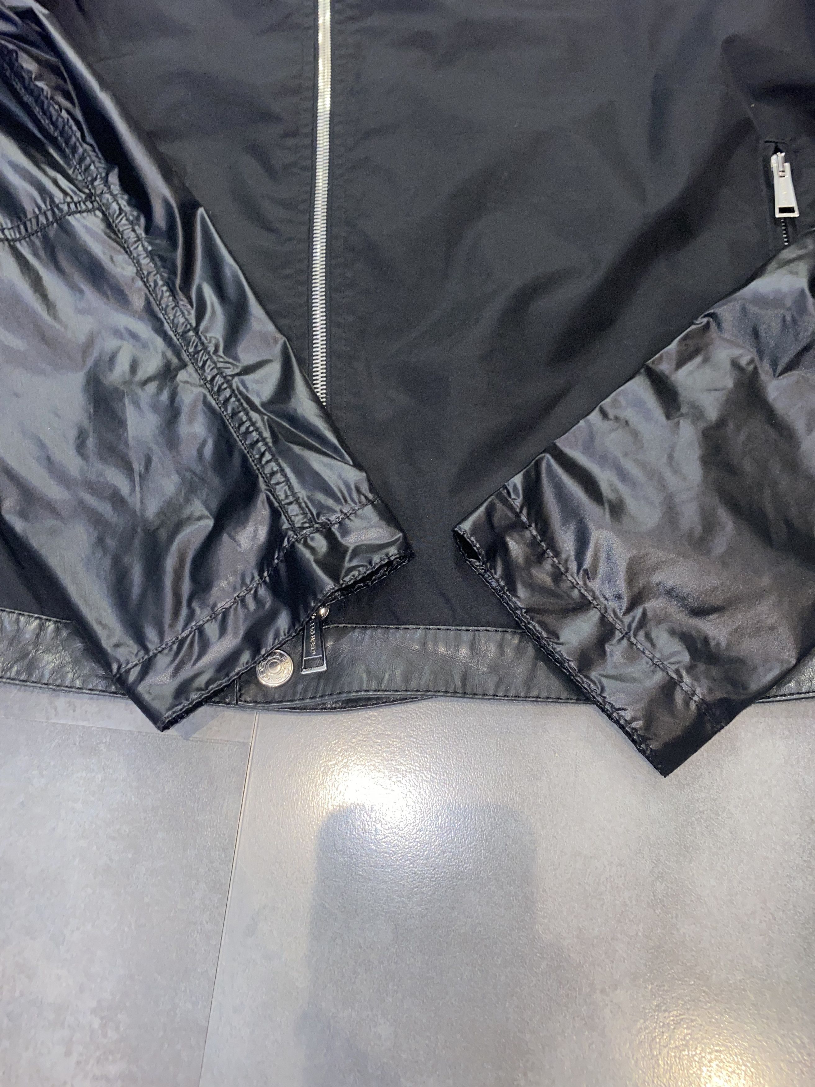 Dsquared2 SS13 Dsquared2 Assymetrical Biker Bomber Leather Jacket Size US L / EU 52-54 / 3 - 11 Thumbnail