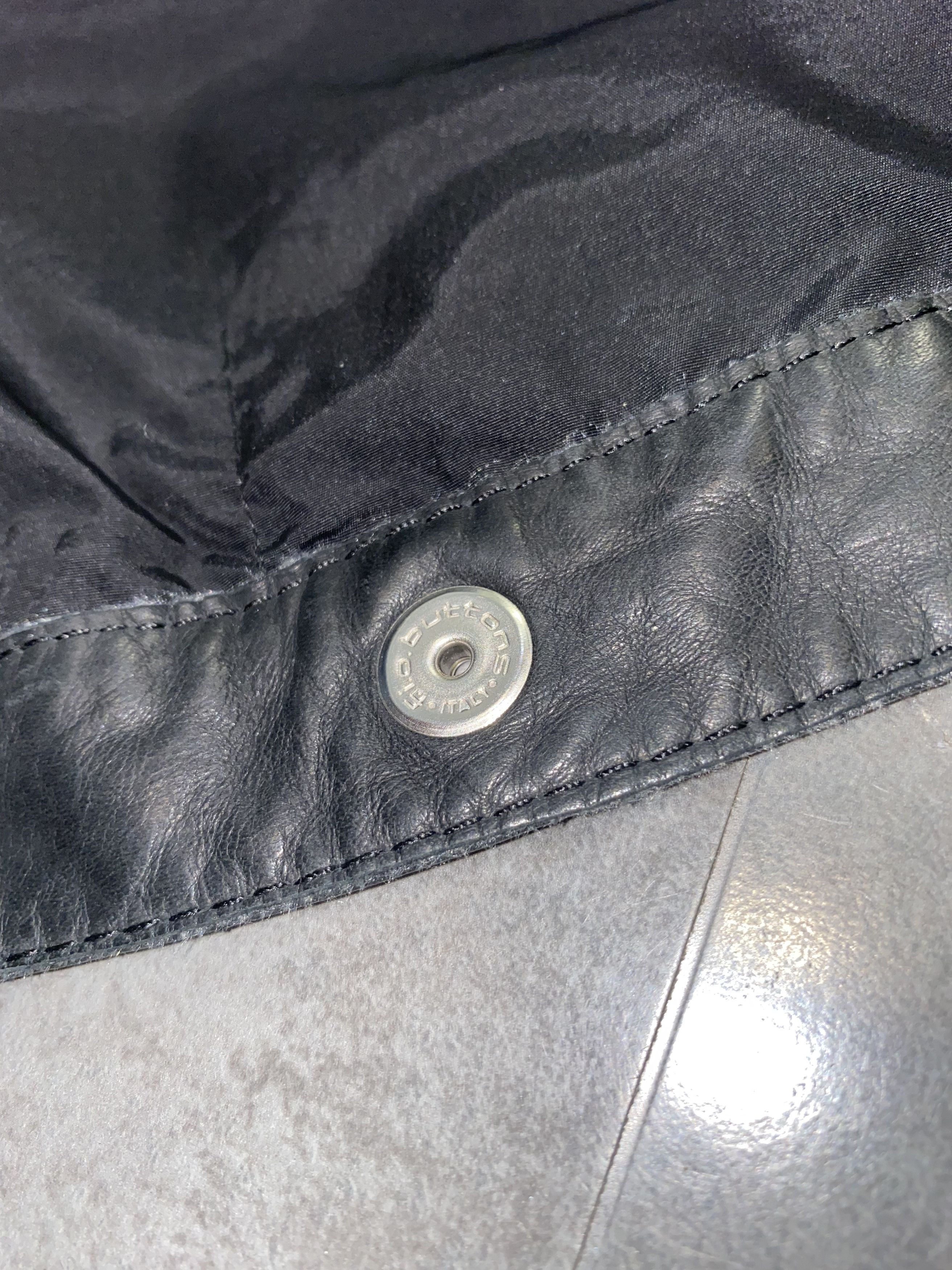 Dsquared2 SS13 Dsquared2 Assymetrical Biker Bomber Leather Jacket Size US L / EU 52-54 / 3 - 17 Thumbnail