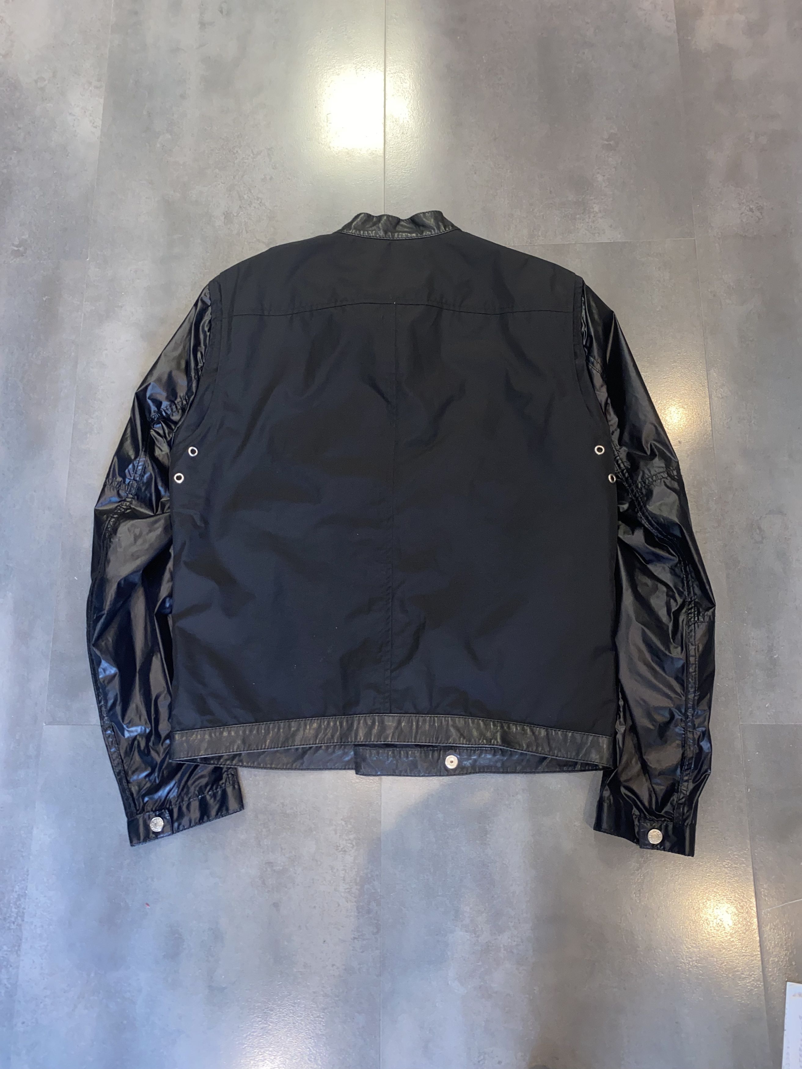 Dsquared2 SS13 Dsquared2 Assymetrical Biker Bomber Leather Jacket Size US L / EU 52-54 / 3 - 12 Thumbnail