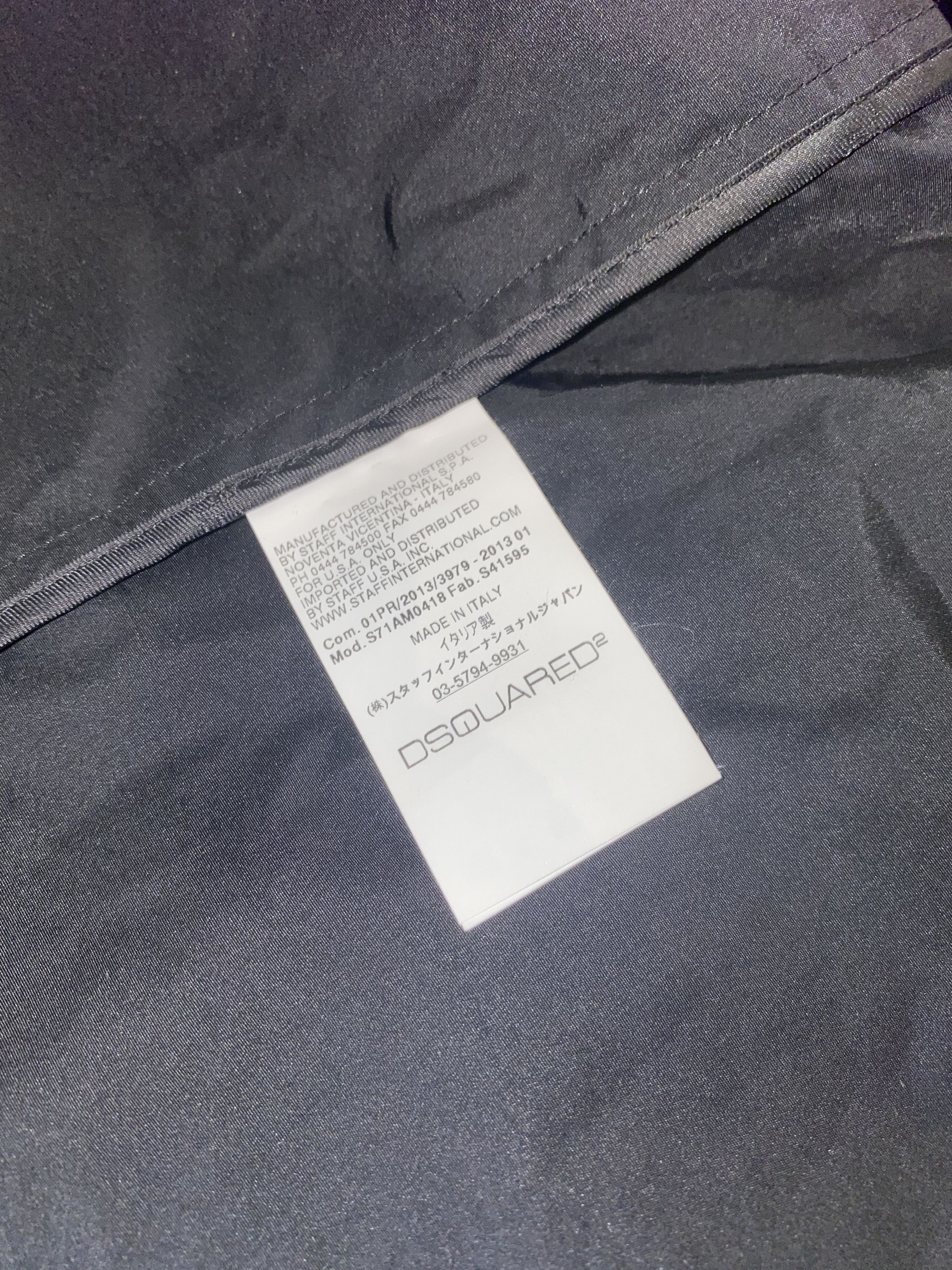 Dsquared2 SS13 Dsquared2 Assymetrical Biker Bomber Leather Jacket Size US L / EU 52-54 / 3 - 20 Thumbnail