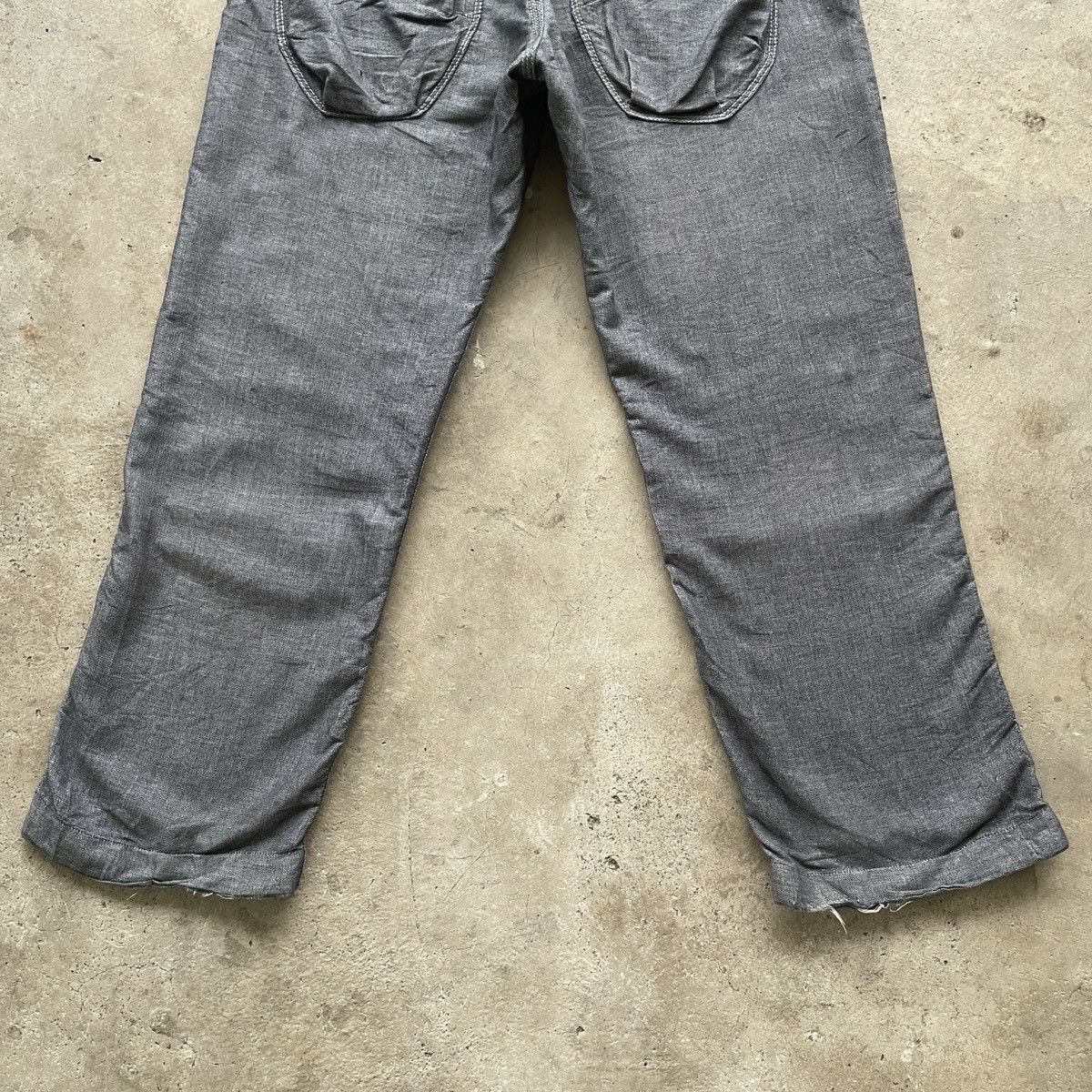 Japanese Brand × Vintage Vintage Japanese Brand Grey Buckle Trousers Casual Pants W33 Size US 33 - 11 Thumbnail