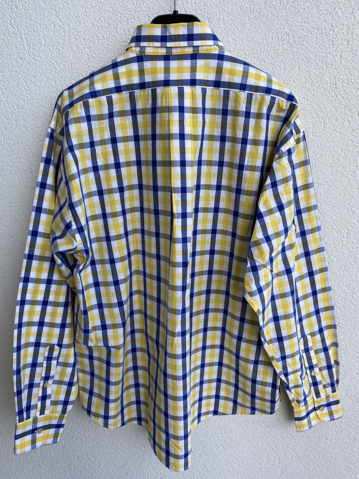 Yves Saint Laurent Cotton YSL Shirt Plaid Size US L / EU 52-54 / 3 - 7 Thumbnail