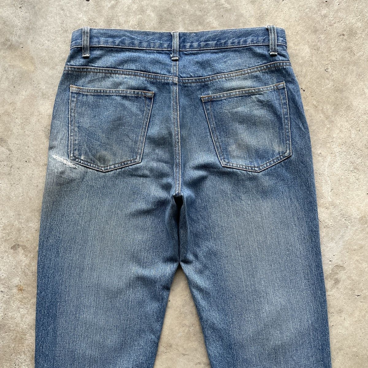Japanese Brand W32x30💥 Japanese Vintage Faded Denim Jeans Pants Rare Size US 32 / EU 48 - 10 Thumbnail