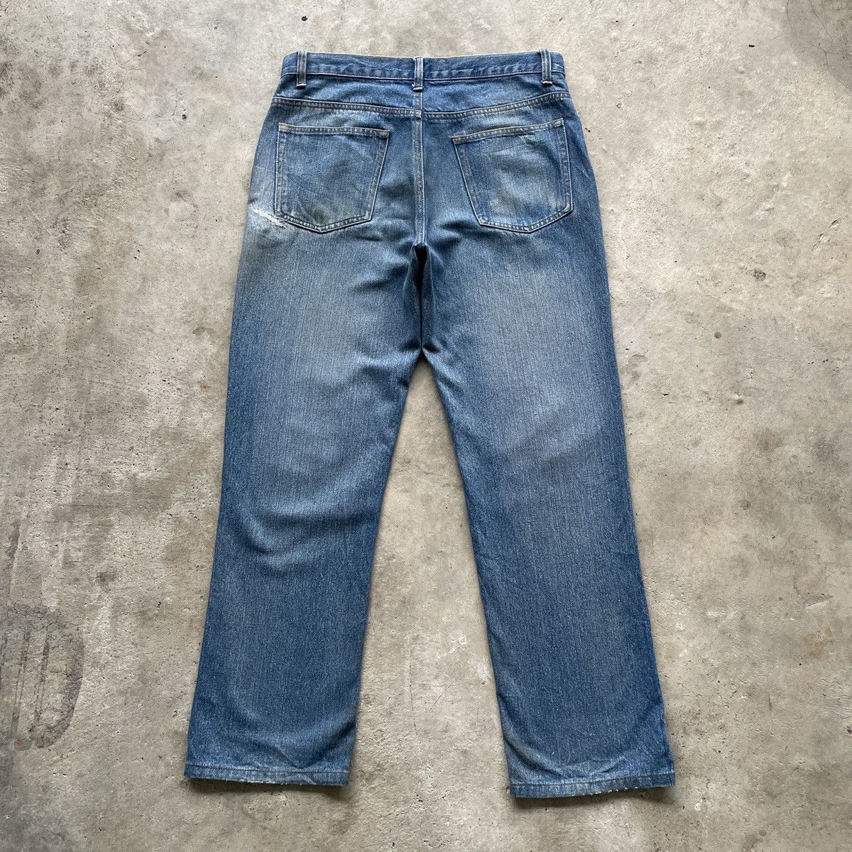 Japanese Brand W32x30💥 Japanese Vintage Faded Denim Jeans Pants Rare Size US 32 / EU 48 - 12 Thumbnail