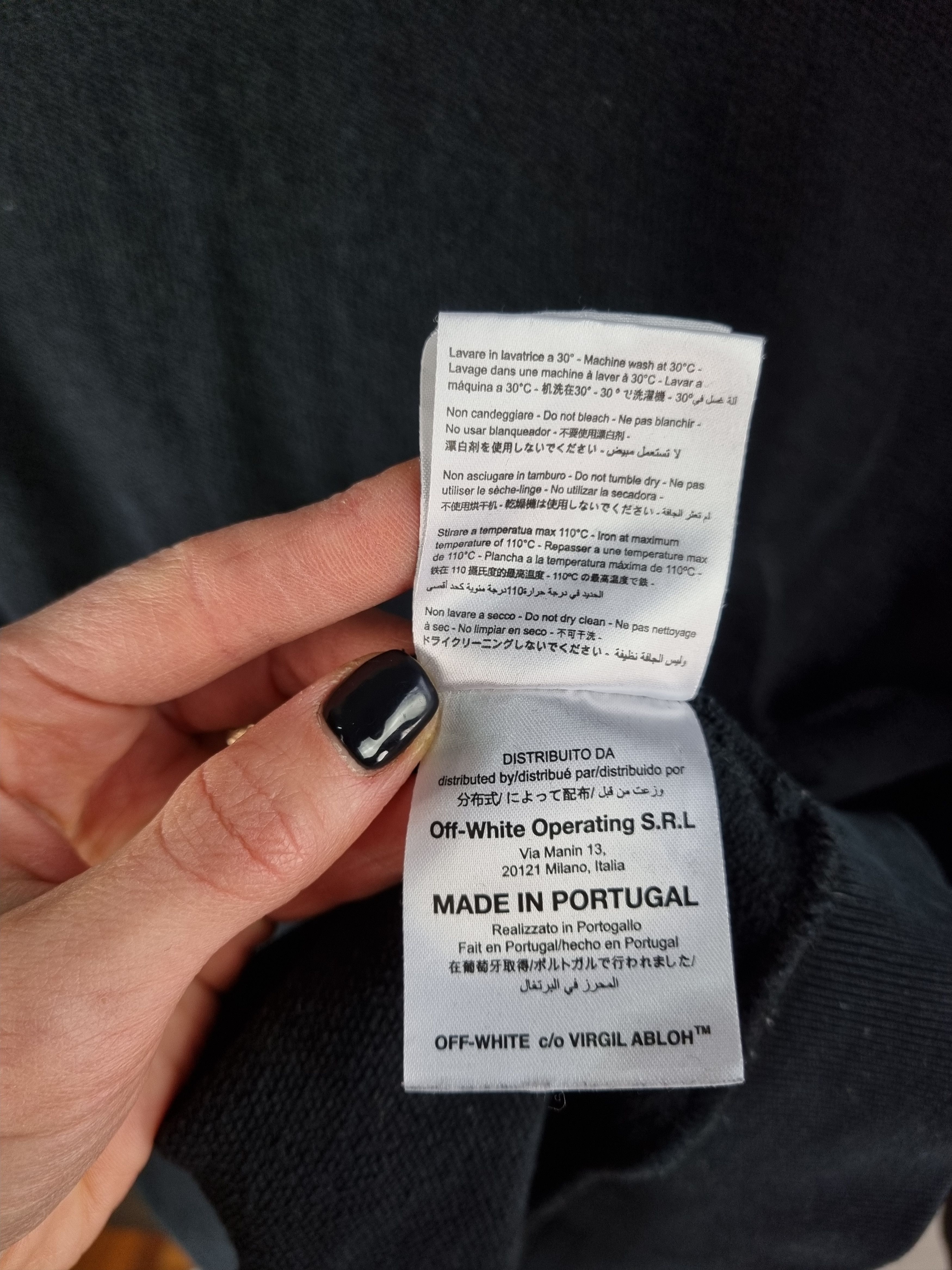 Off-White Off-White Big Logo Sweatshirt Size US L / EU 52-54 / 3 - 8 Thumbnail