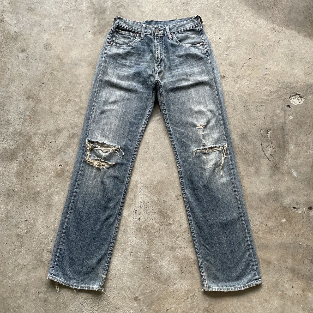 Levi's Vintage Clothing W28💥 Vintage Levi’s 503 Faded Distressed Denim Jeans Pants Size US 28 / EU 44 - 1 Thumbnail