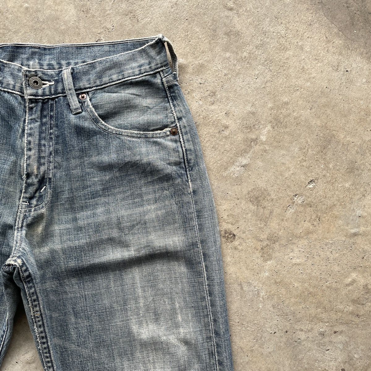 Levi's Vintage Clothing W28💥 Vintage Levi’s 503 Faded Distressed Denim Jeans Pants Size US 28 / EU 44 - 6 Thumbnail