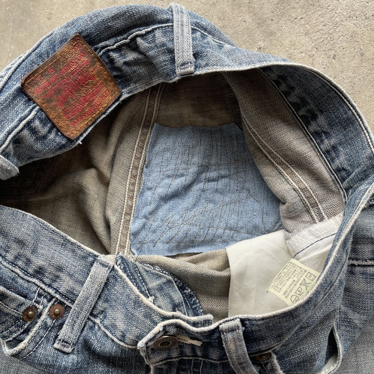 Levi's Vintage Clothing W28💥 Vintage Levi’s 503 Faded Distressed Denim Jeans Pants Size US 28 / EU 44 - 8 Thumbnail
