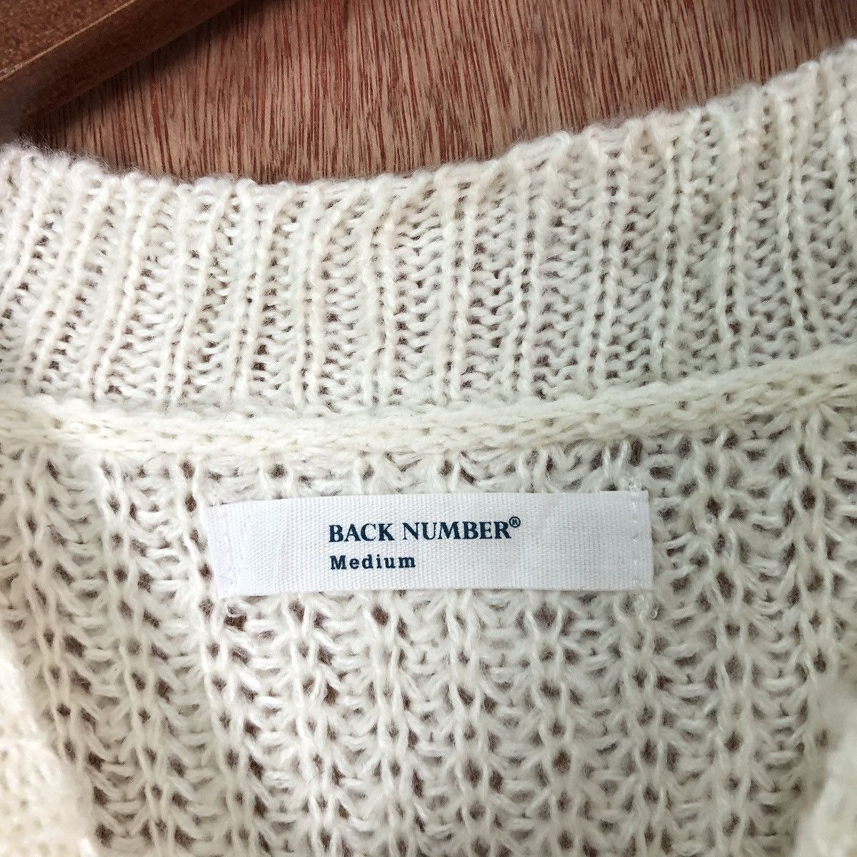 Japanese Brand Back Number Shag Shaggy Fur Mohair Knitwear #6460 Size M / US 6-8 / IT 42-44 - 4 Thumbnail