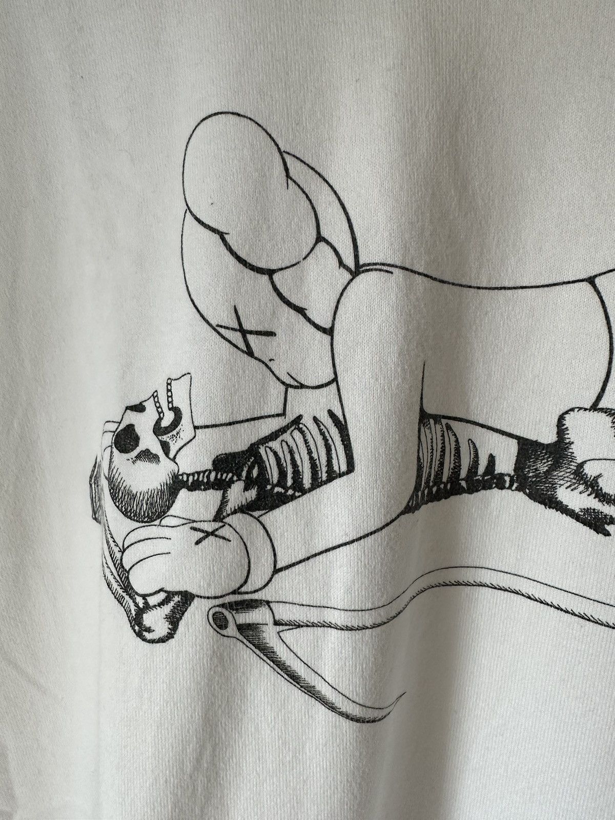 Original Fake Original Fake KAWS Skeleton T-Shirt White Size US XL / EU 56 / 4 - 3 Thumbnail