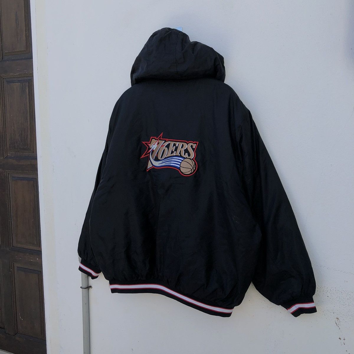 MLB VINTAGE PHILADELPHIA 76EARS REEBOK WARM UP JACKET BIG LOGO Size US XL / EU 56 / 4 - 9 Thumbnail