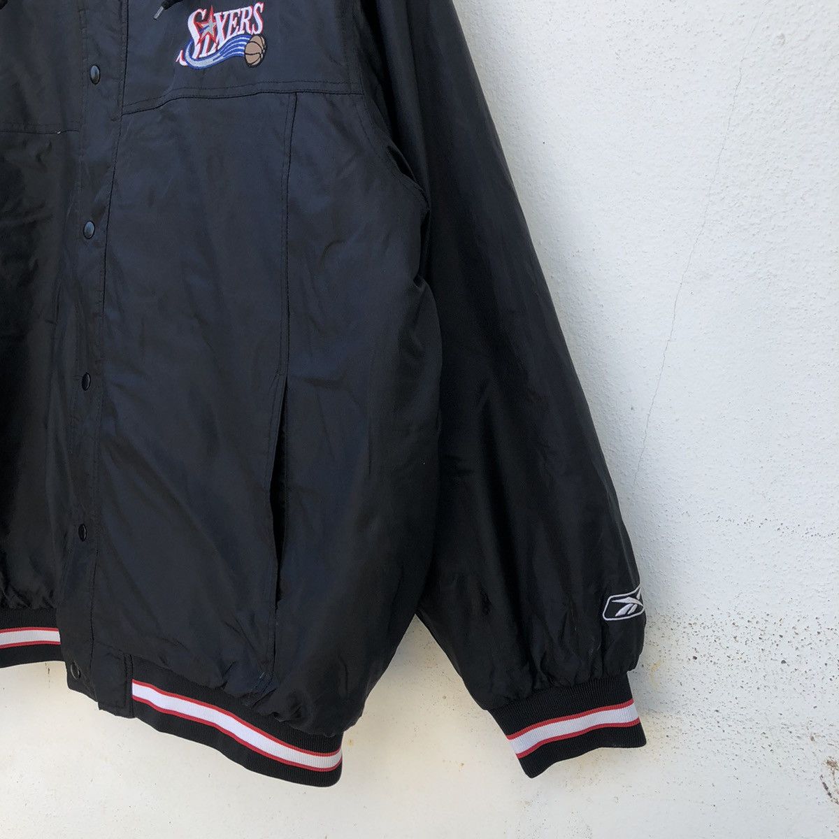 MLB VINTAGE PHILADELPHIA 76EARS REEBOK WARM UP JACKET BIG LOGO Size US XL / EU 56 / 4 - 5 Thumbnail