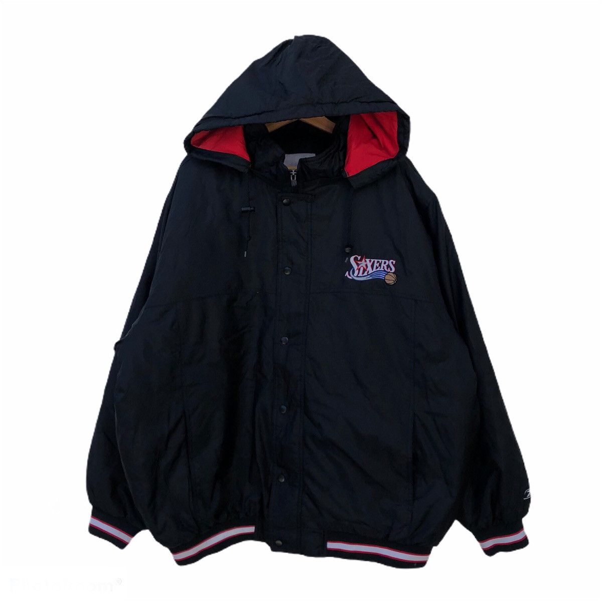 MLB VINTAGE PHILADELPHIA 76EARS REEBOK WARM UP JACKET BIG LOGO Size US XL / EU 56 / 4 - 2 Thumbnail