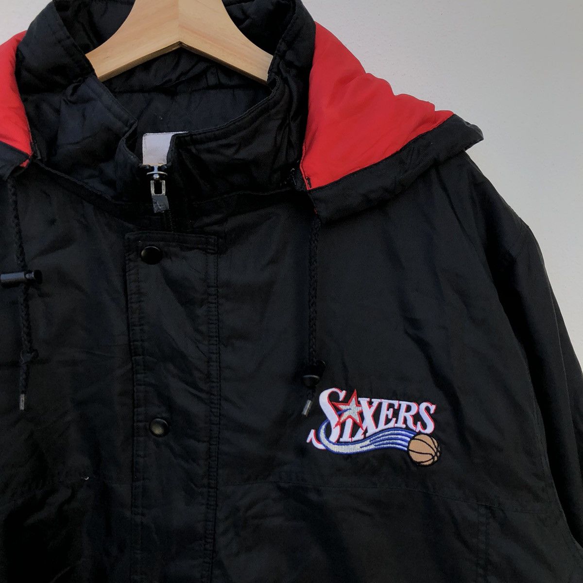 MLB VINTAGE PHILADELPHIA 76EARS REEBOK WARM UP JACKET BIG LOGO Size US XL / EU 56 / 4 - 7 Thumbnail