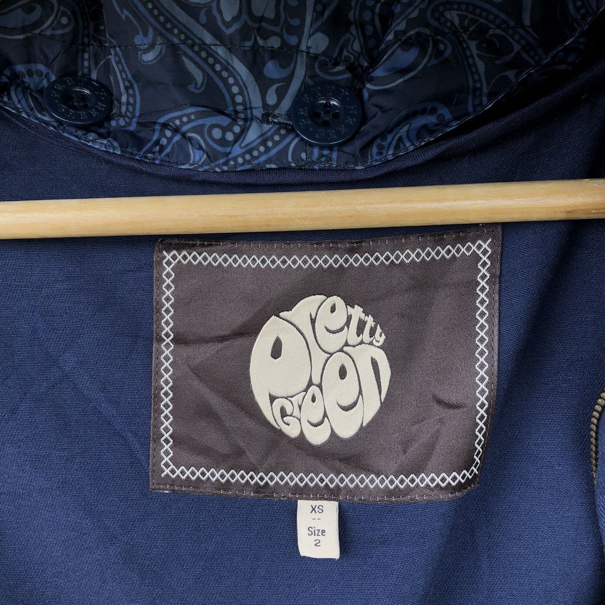 Japanese Brand AUTHENTIC PRETTY GREEN HOODIE JACKET Size US XS / EU 42 / 0 - 12 Thumbnail