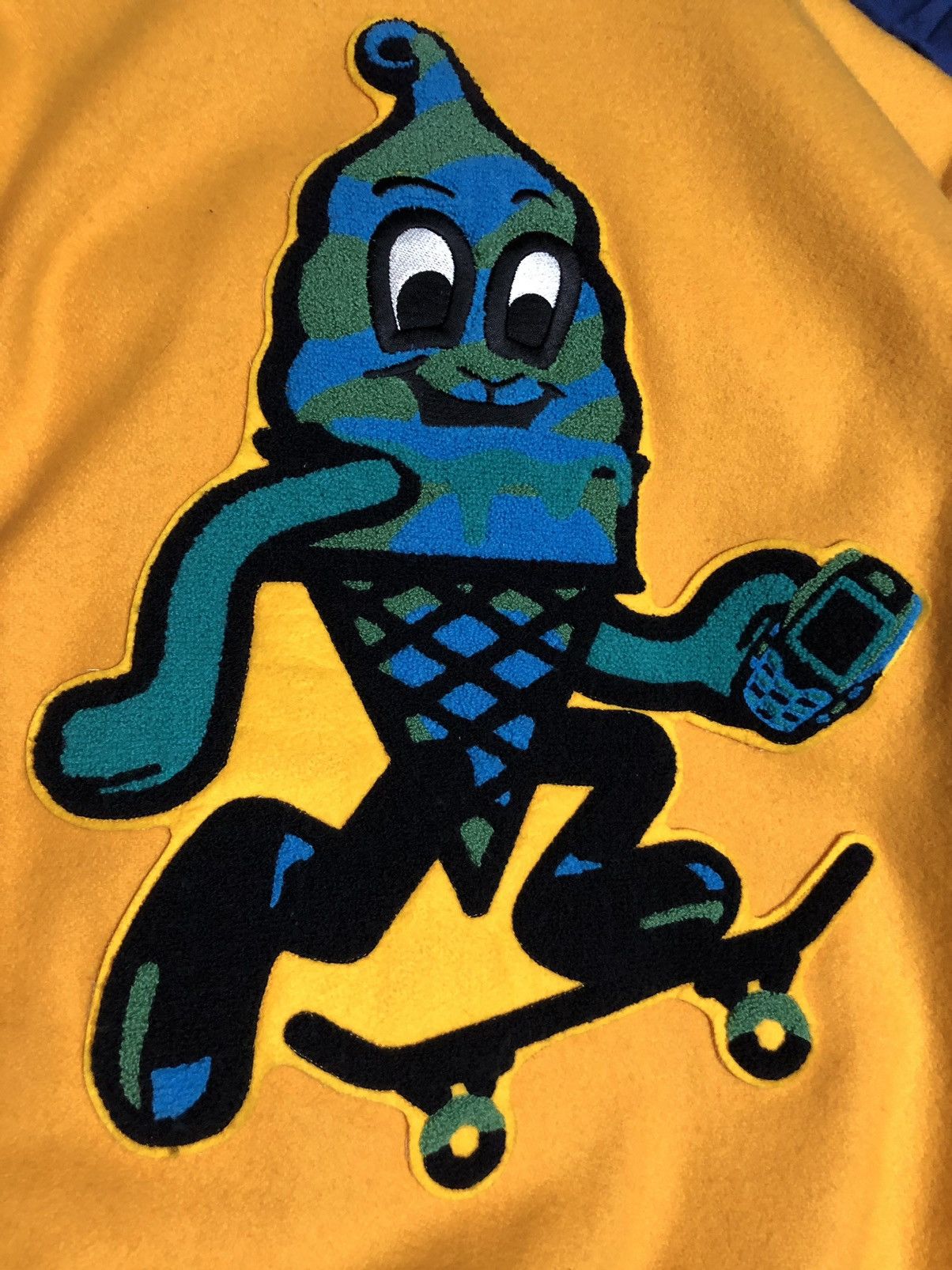 Billionaire Boys Club Icecream / BBC Season 6 Skate Cone Varsity Jacket Size US L / EU 52-54 / 3 - 3 Thumbnail