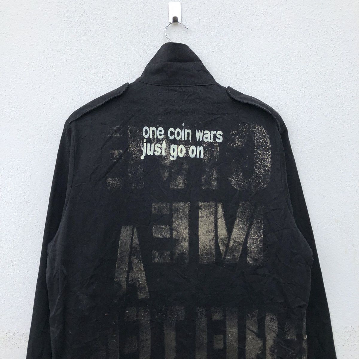 Japanese Brand PUNK JACKET MANUFACTURING BY THE HN+DIE ARTISAN BIG LOGO Size US L / EU 52-54 / 3 - 7 Thumbnail
