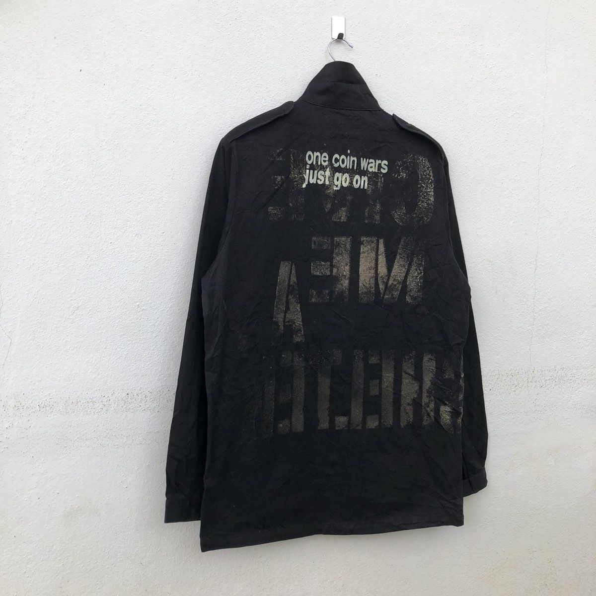 Japanese Brand PUNK JACKET MANUFACTURING BY THE HN+DIE ARTISAN BIG LOGO Size US L / EU 52-54 / 3 - 6 Thumbnail