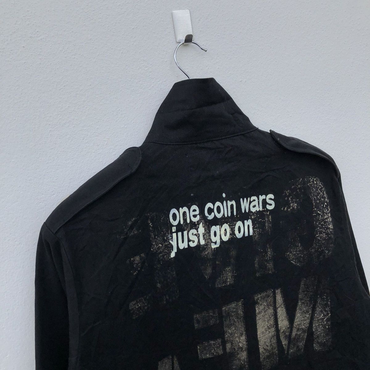Japanese Brand PUNK JACKET MANUFACTURING BY THE HN+DIE ARTISAN BIG LOGO Size US L / EU 52-54 / 3 - 9 Thumbnail