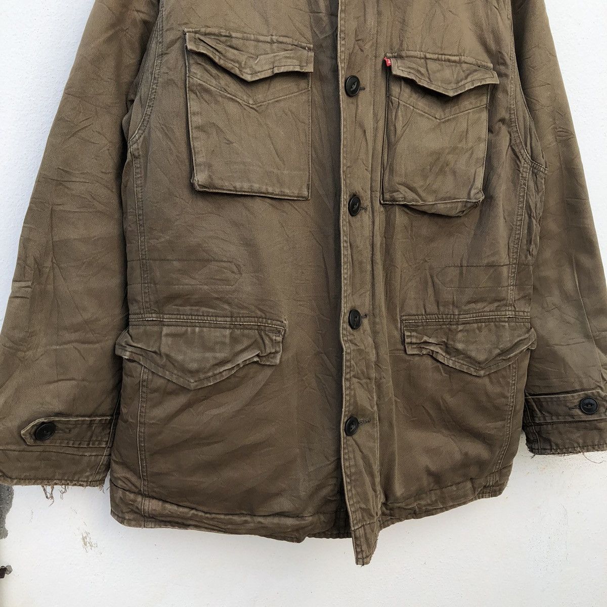 Levi's VINTAGE LEVI'S REDTAB PARKA JACKET HOODIE FLEECE LINING Size US L / EU 52-54 / 3 - 4 Thumbnail
