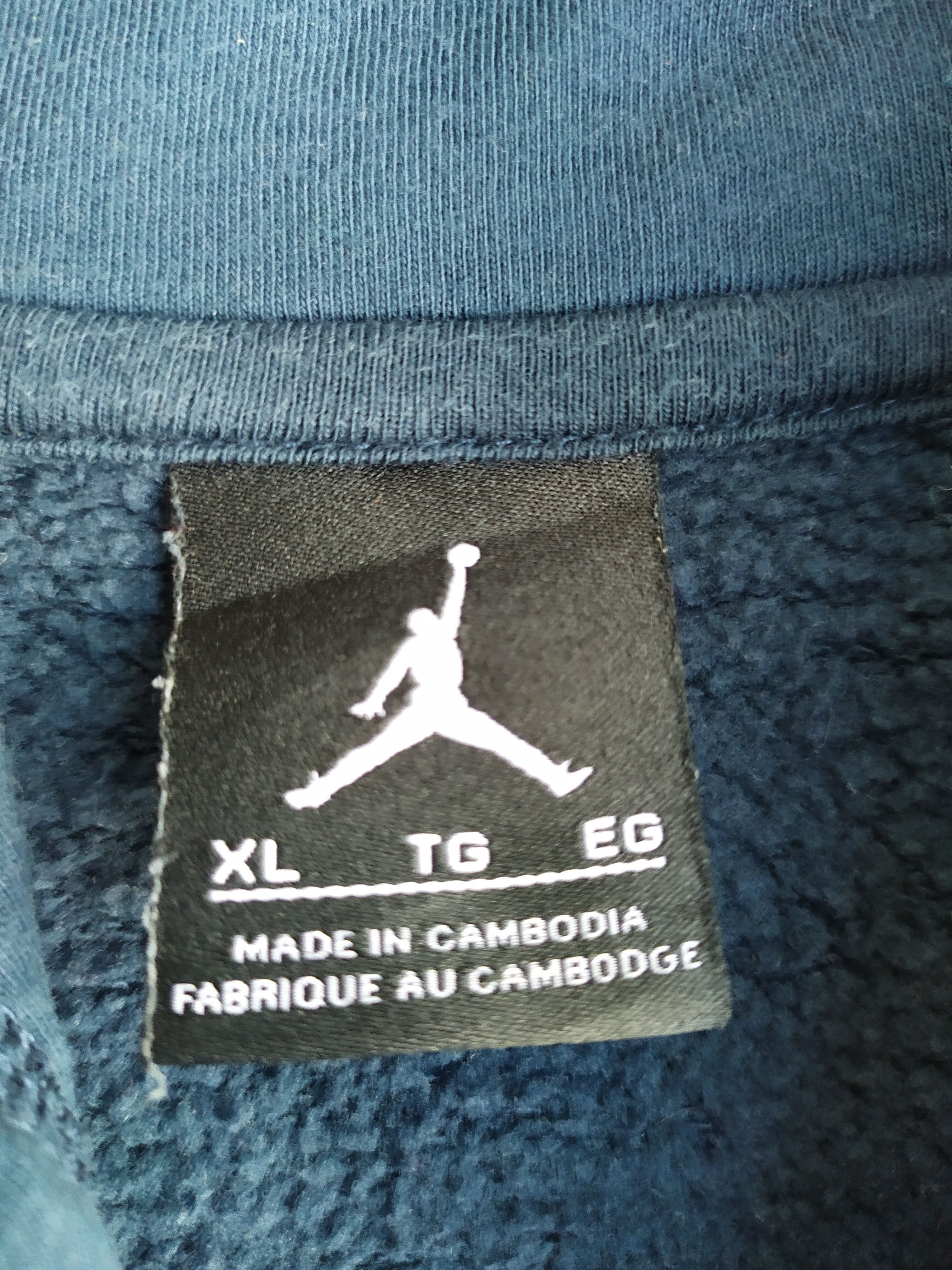 Jordan Brand × Vintage Air Jordan Hoodie Sweater Sweatshirt Embroidery Logo Size US L / EU 52-54 / 3 - 3 Thumbnail