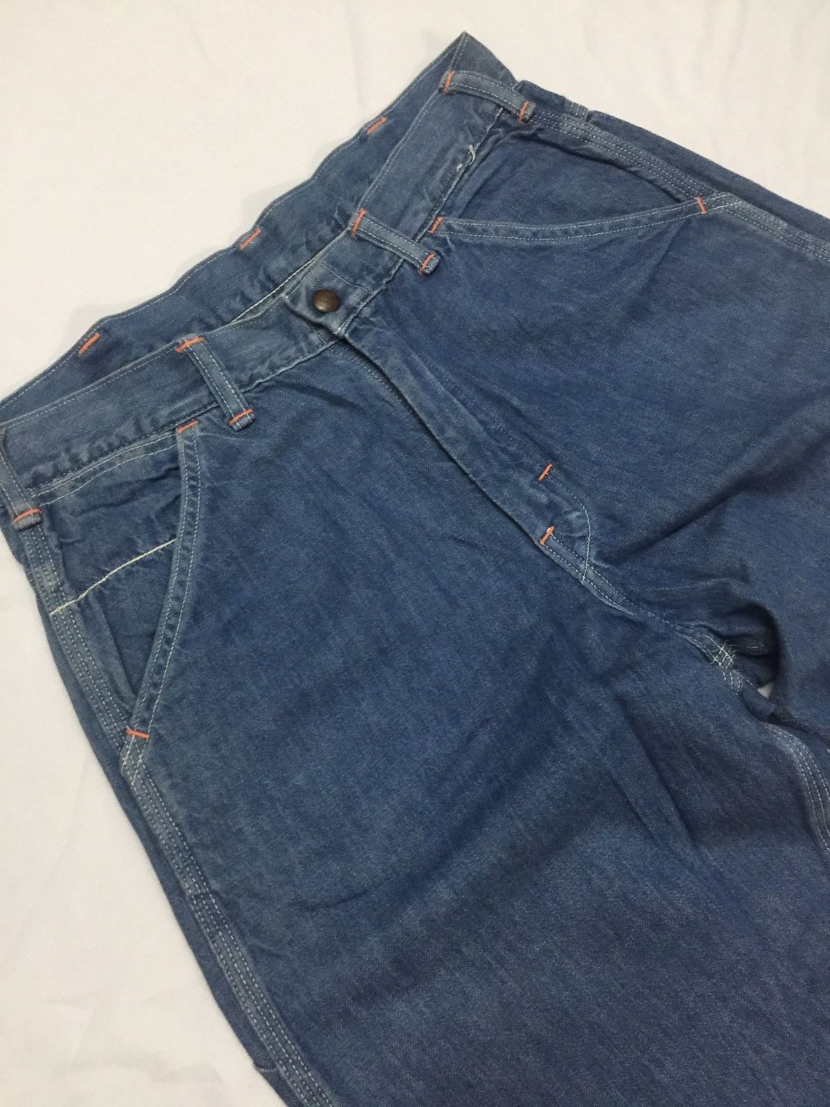 Warehouse DOUBLEWORK by WAREHOUSE Dungarees Jeans Size US 30 / EU 46 - 3 Thumbnail