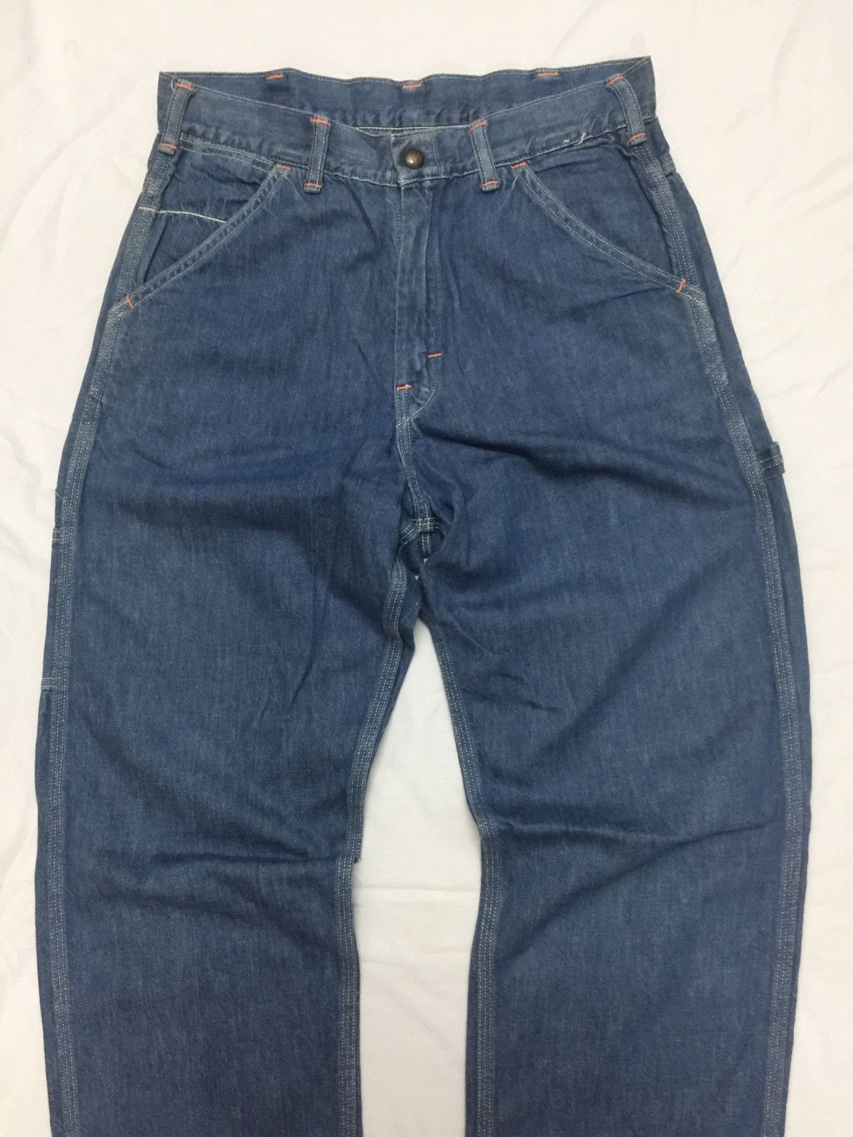 Warehouse DOUBLEWORK by WAREHOUSE Dungarees Jeans Size US 30 / EU 46 - 2 Thumbnail