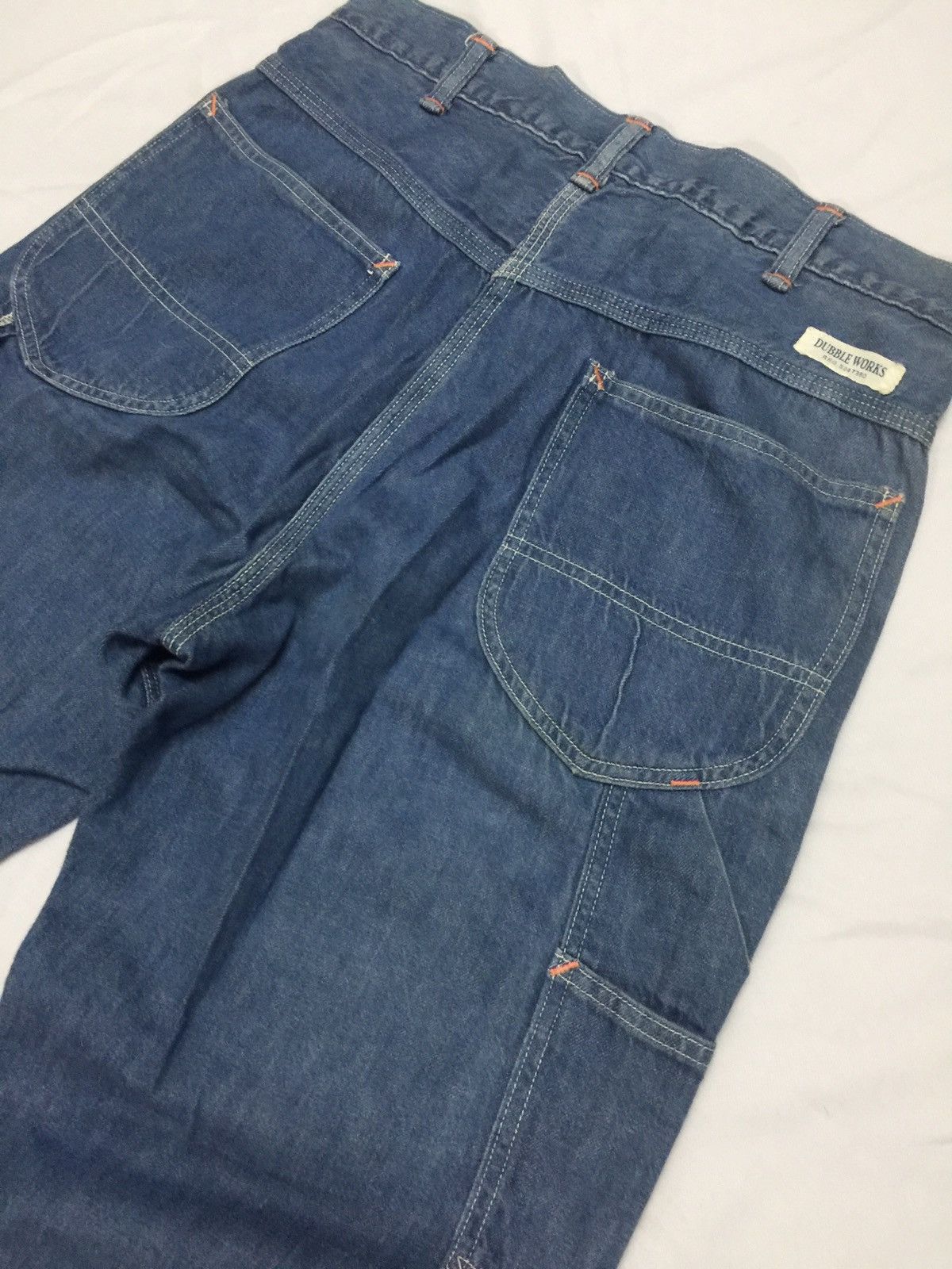 Warehouse DOUBLEWORK by WAREHOUSE Dungarees Jeans Size US 30 / EU 46 - 9 Thumbnail